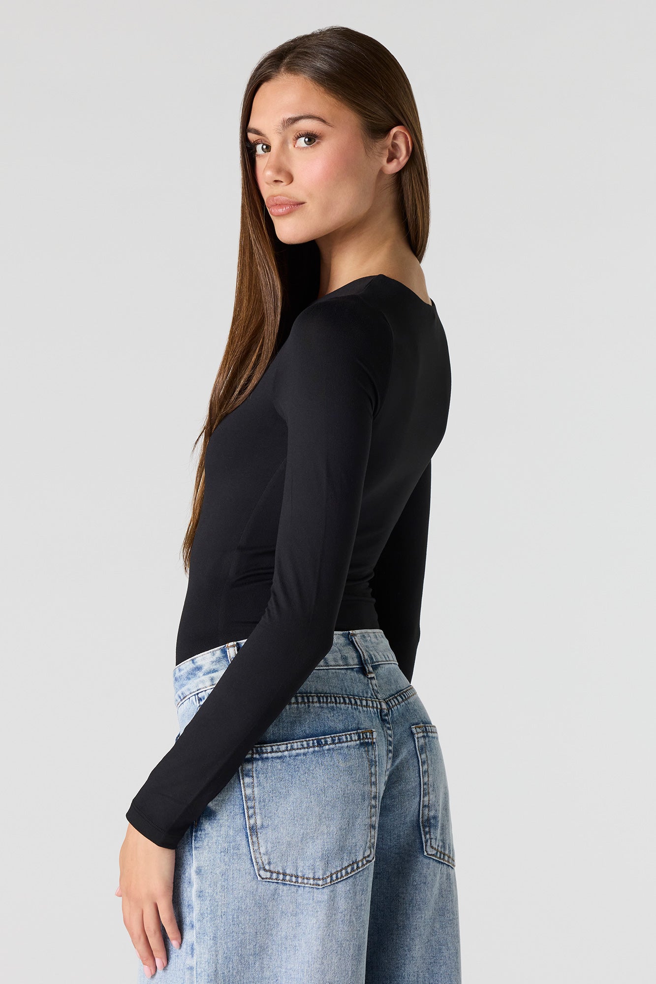 Luxe Heavy Contour Long Sleeve Bodysuit