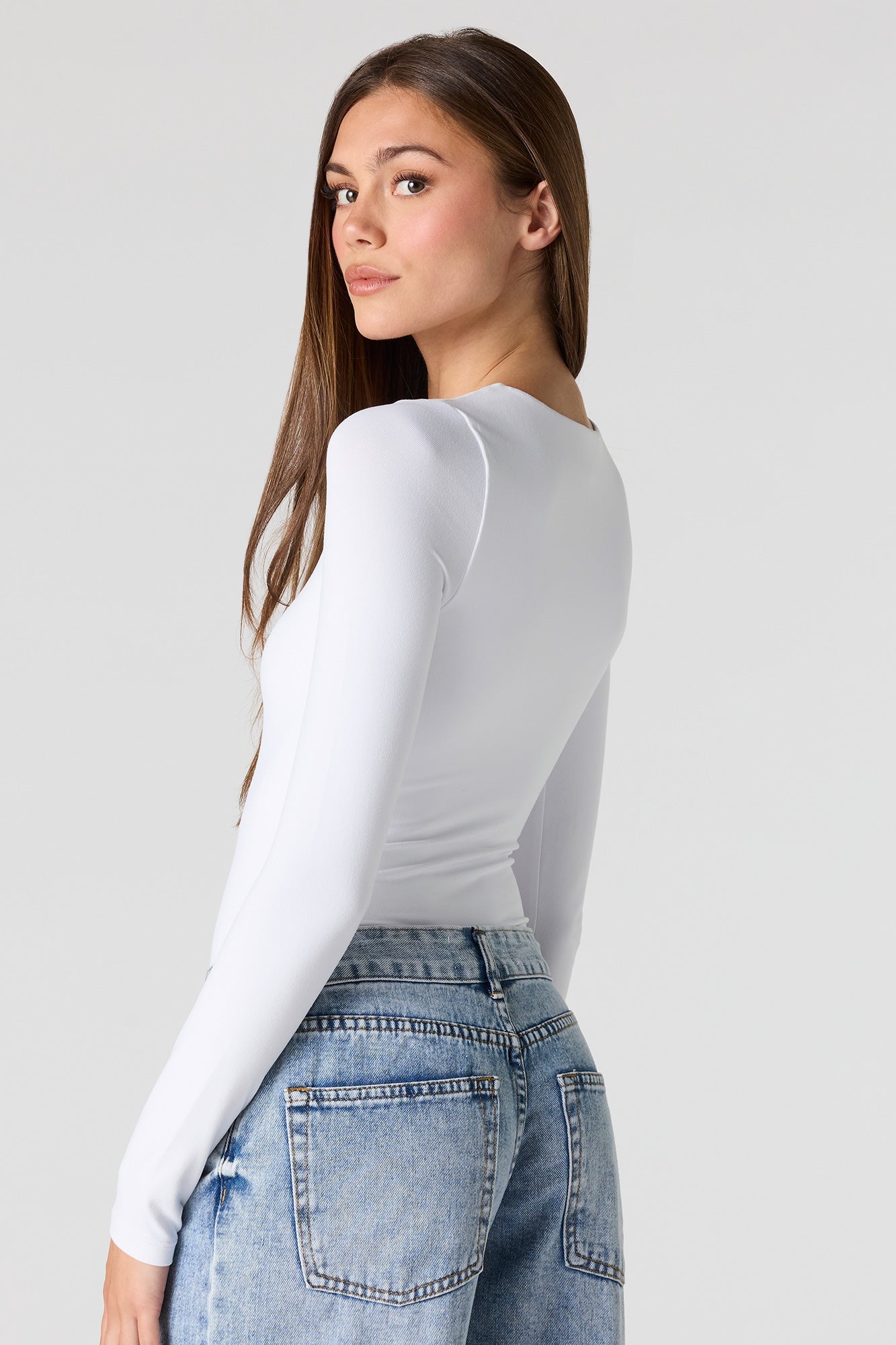 Luxe Heavy Contour Long Sleeve Bodysuit