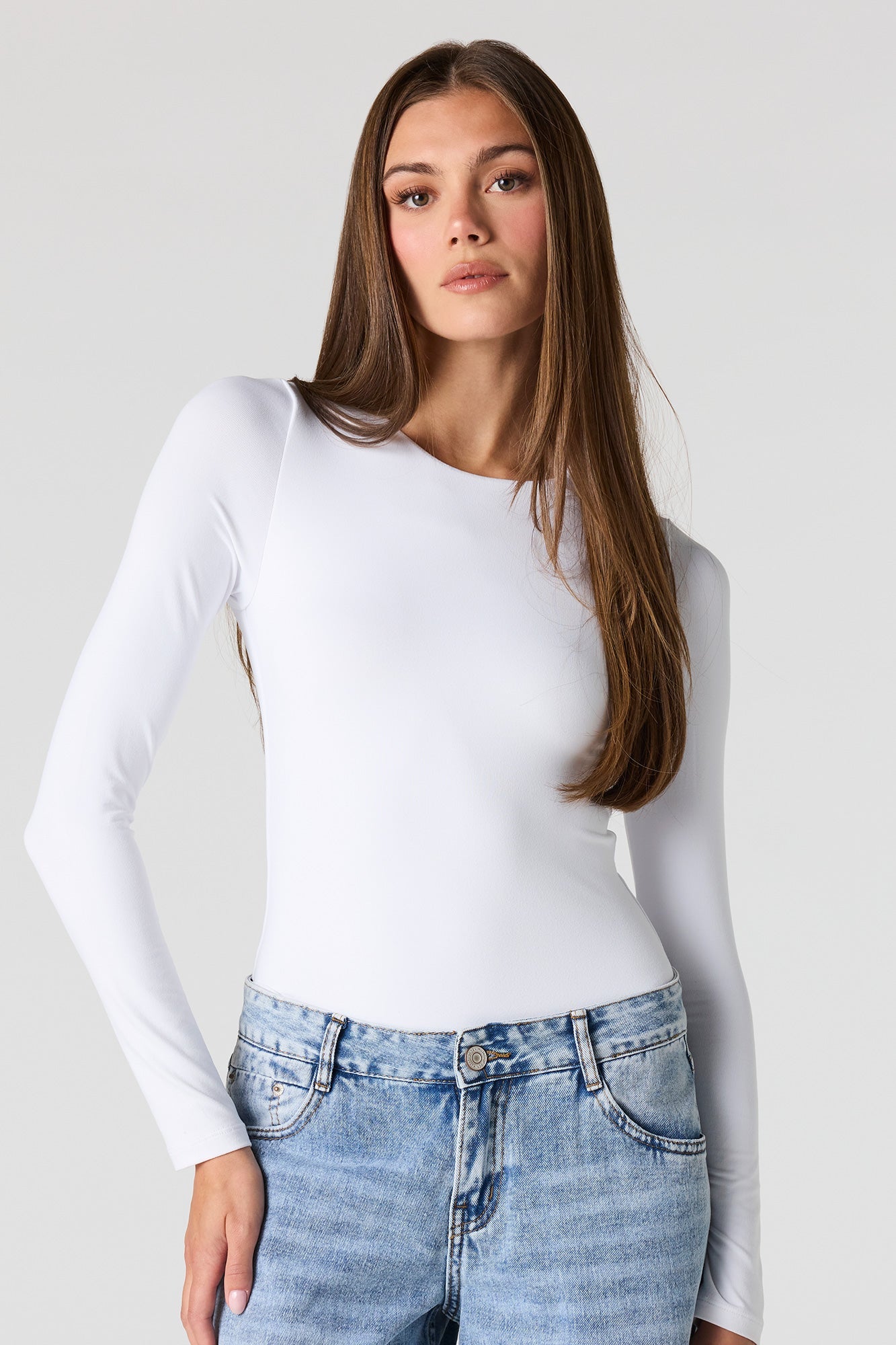 Luxe Heavy Contour Long Sleeve Bodysuit