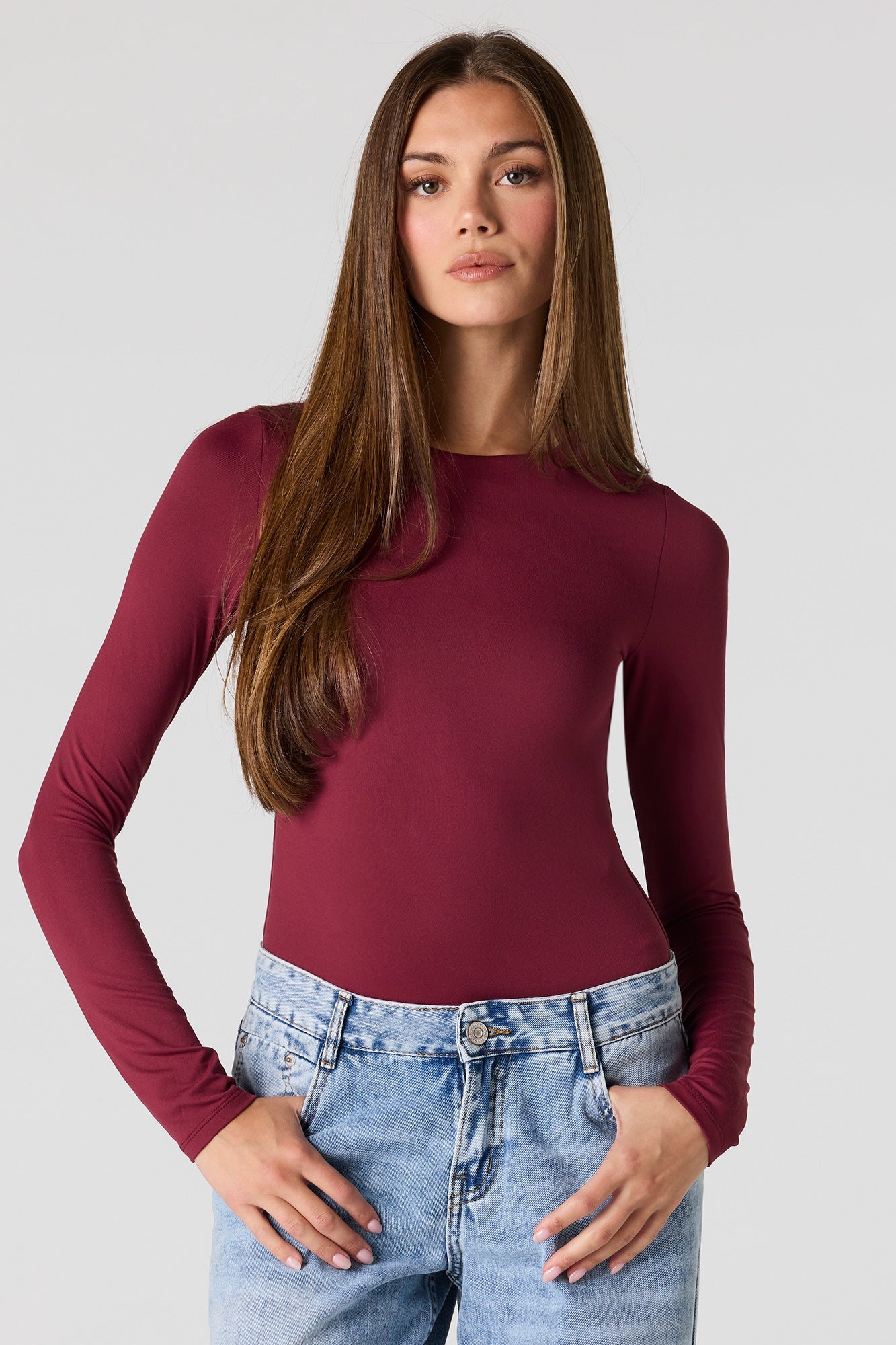 Luxe Heavy Contour Long Sleeve Bodysuit