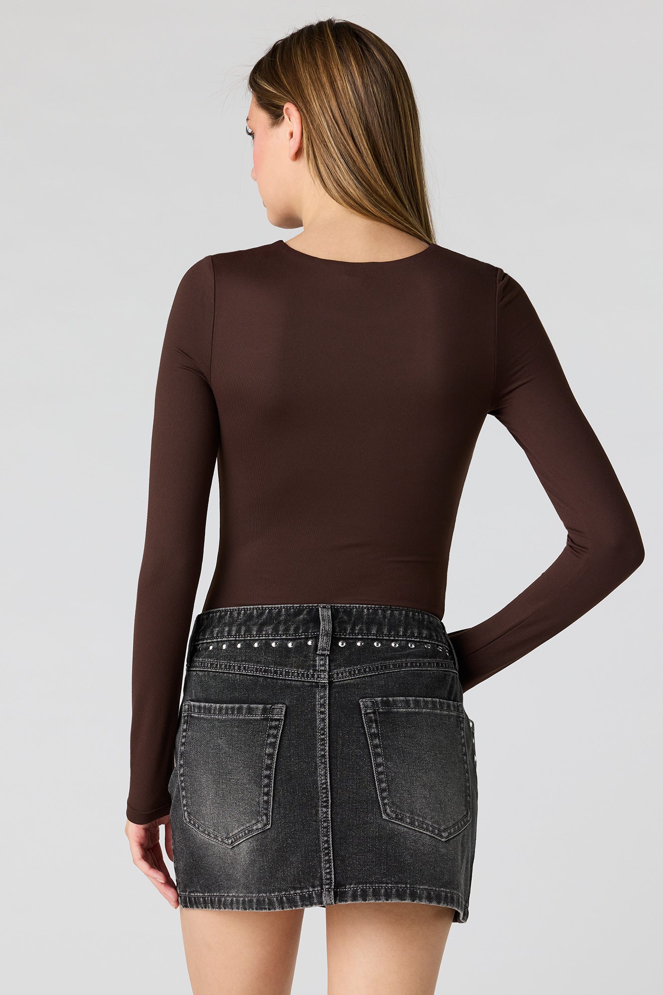 Luxe Heavy Contour Long Sleeve Bodysuit