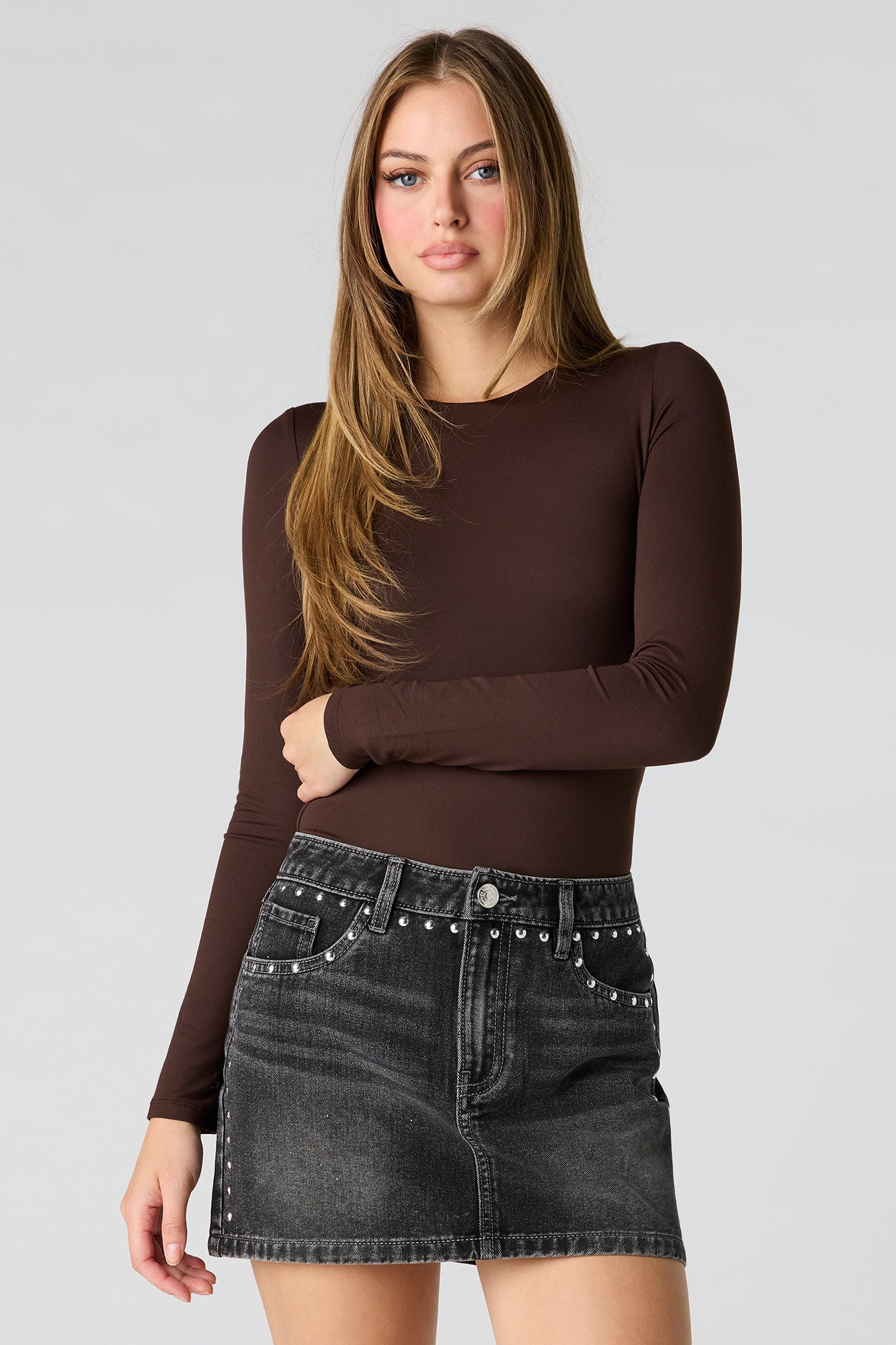 Luxe Heavy Contour Long Sleeve Bodysuit