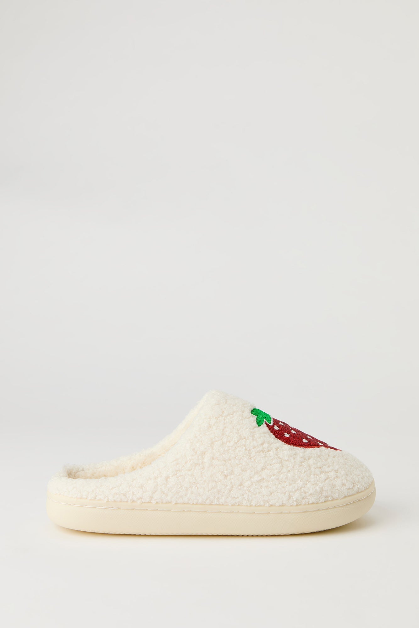 Strawberry Sherpa Slippers