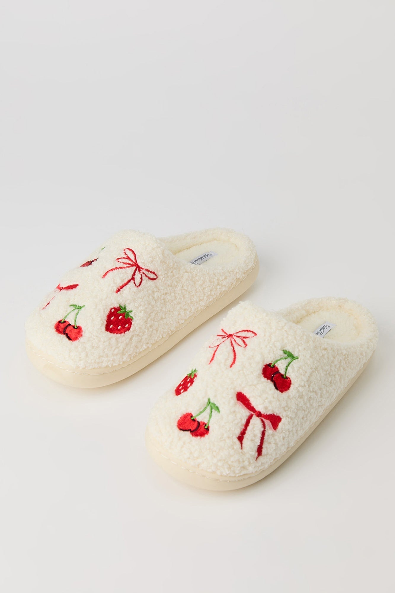 Fruit Sherpa Slippers