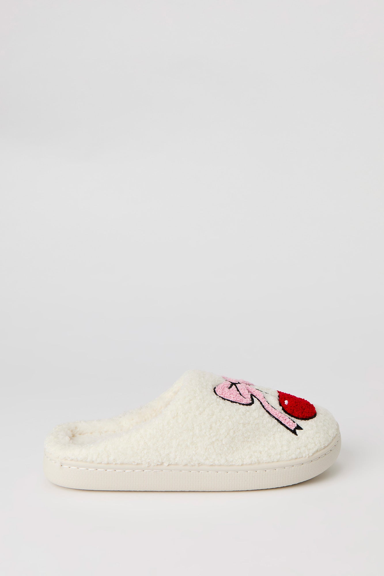 Cherry Sherpa Slippers