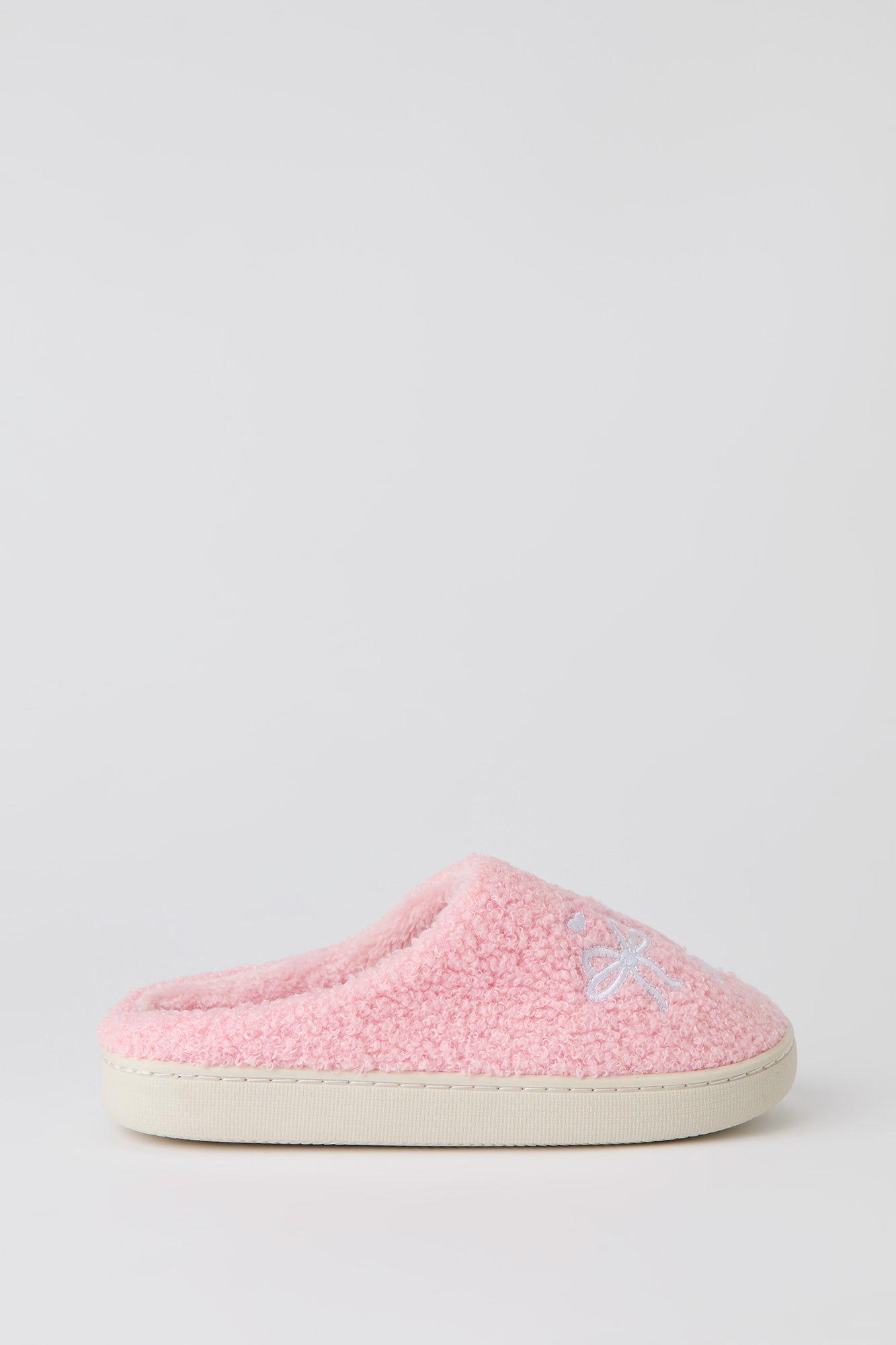 Bow Sherpa Slippers