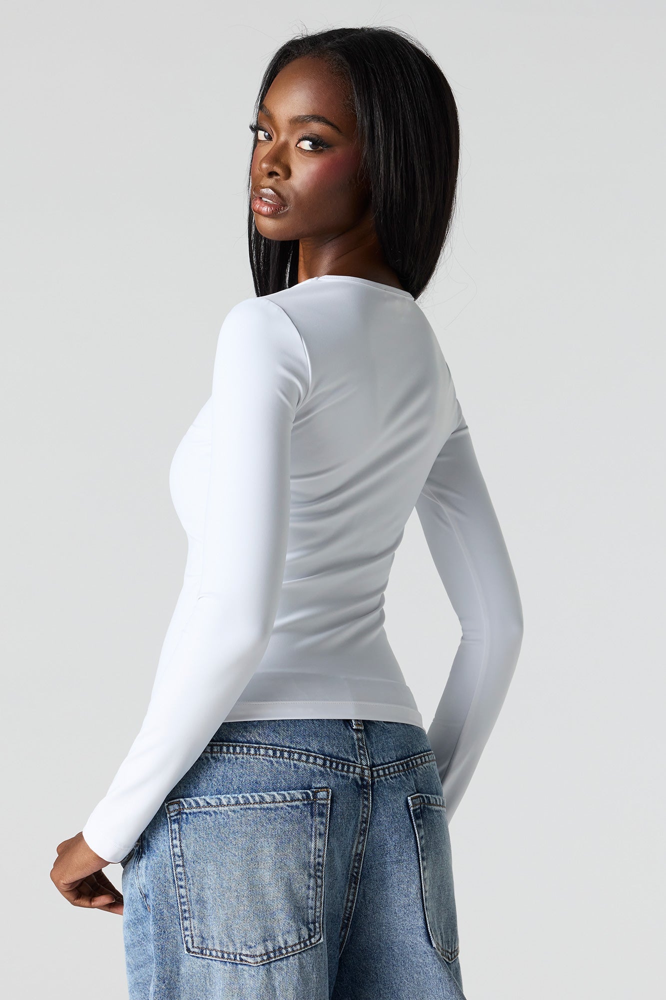 Luxe Heavy Contour Long Sleeve Top