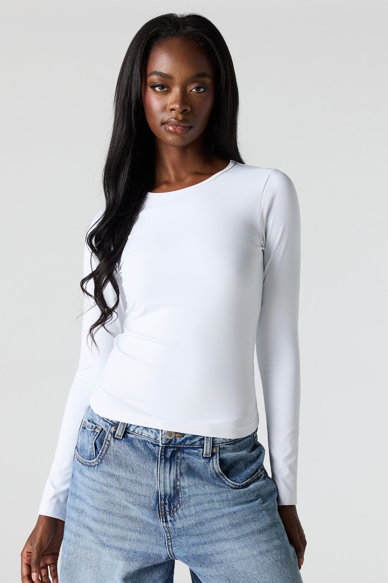 Luxe Heavy Contour Long Sleeve Top