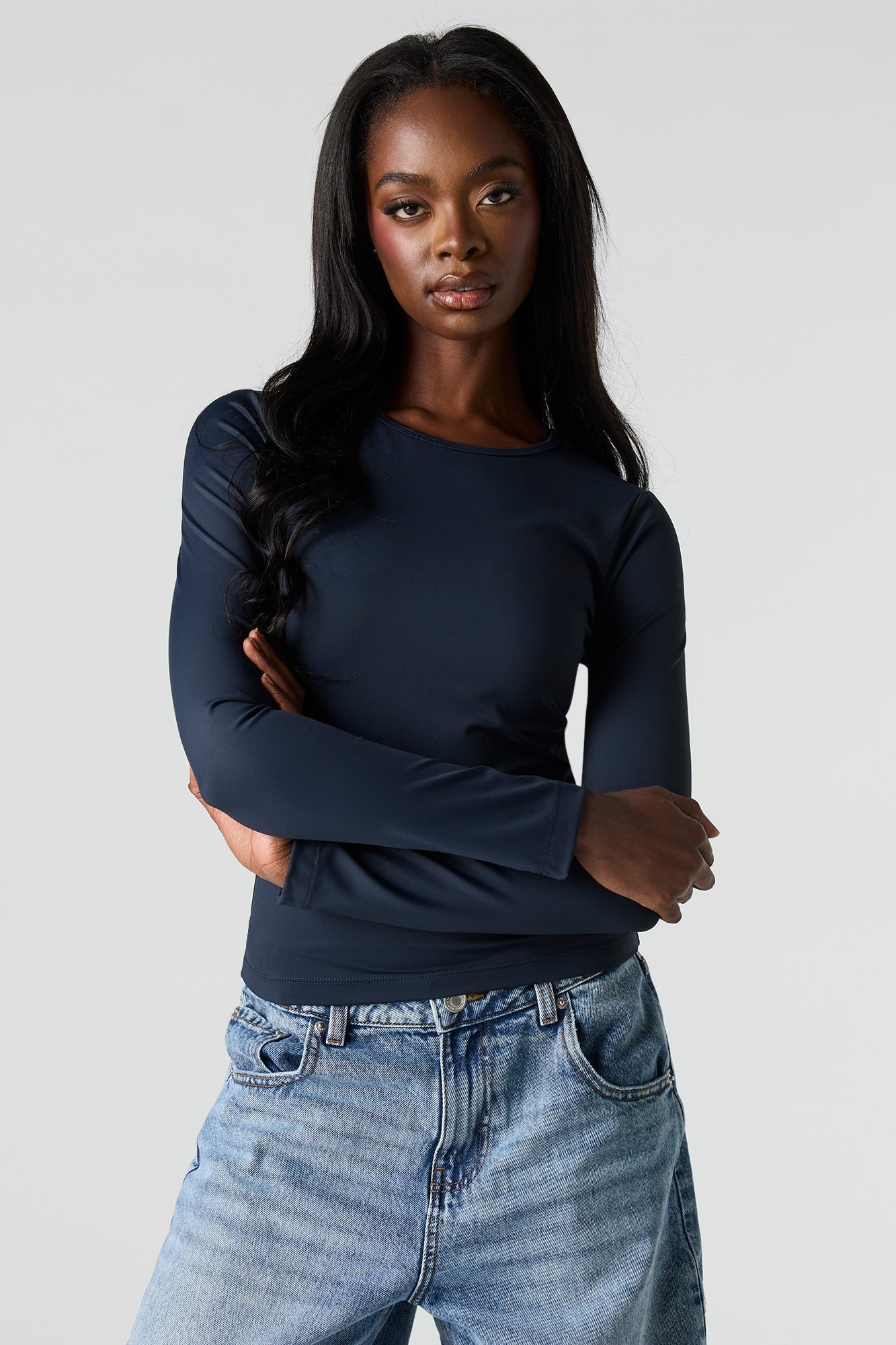 Luxe Heavy Contour Long Sleeve Top