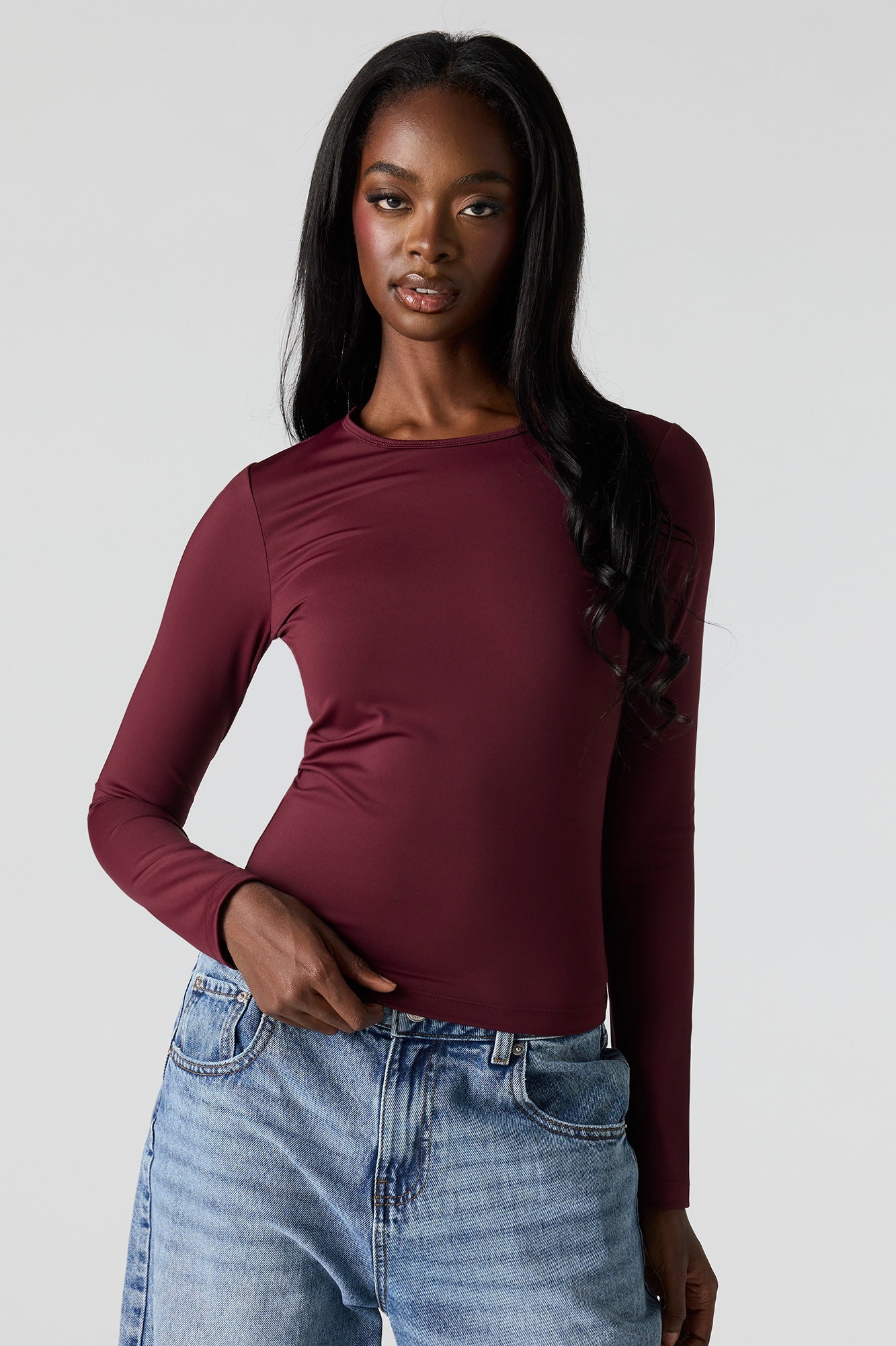 Luxe Heavy Contour Long Sleeve Top