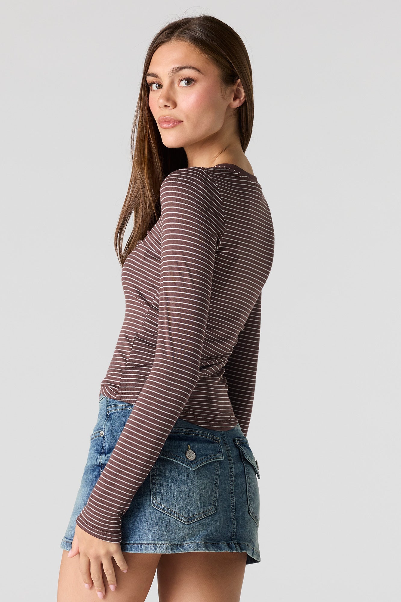 Crewneck Long Sleeve Top
