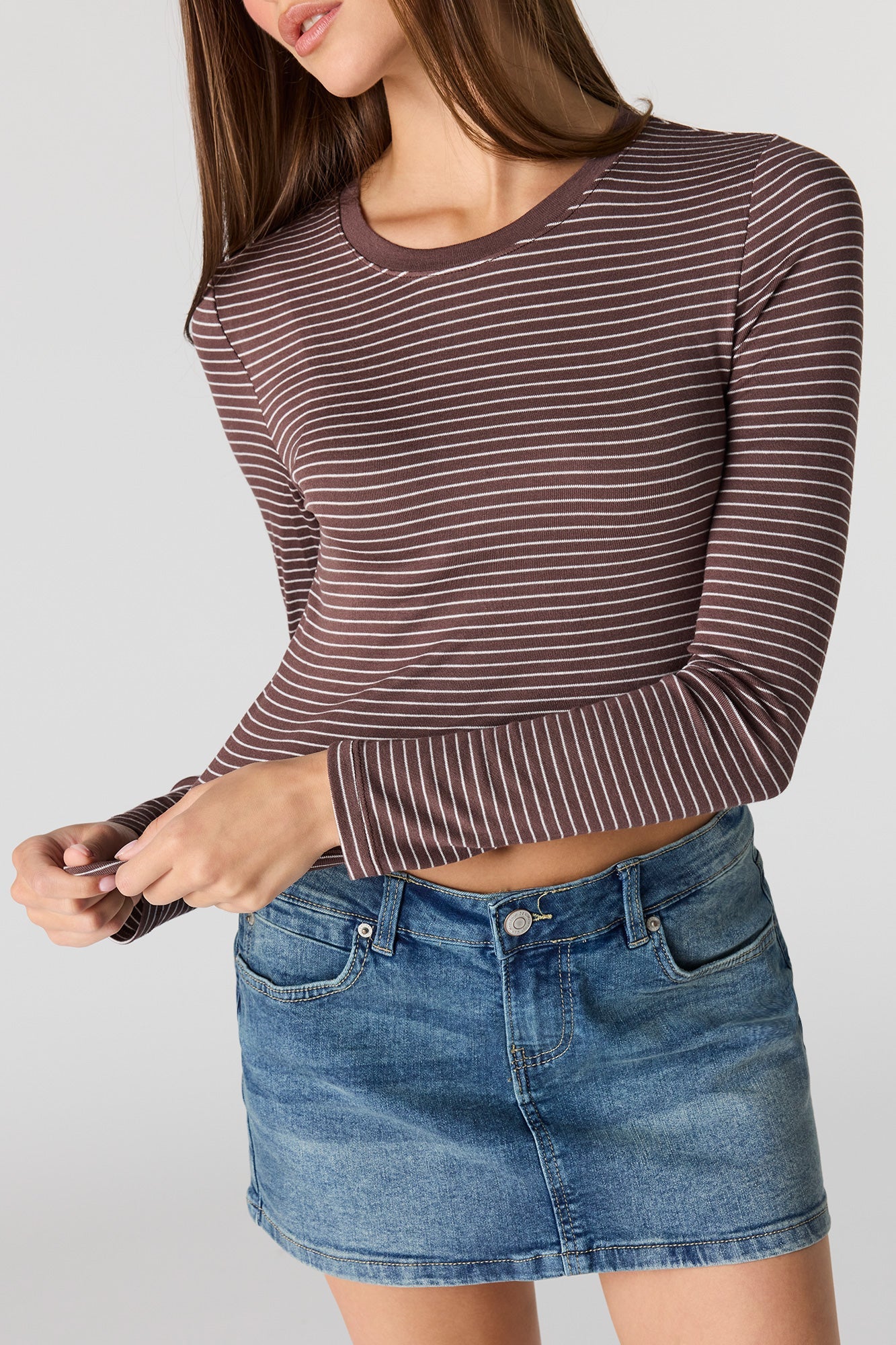 Crewneck Long Sleeve Top