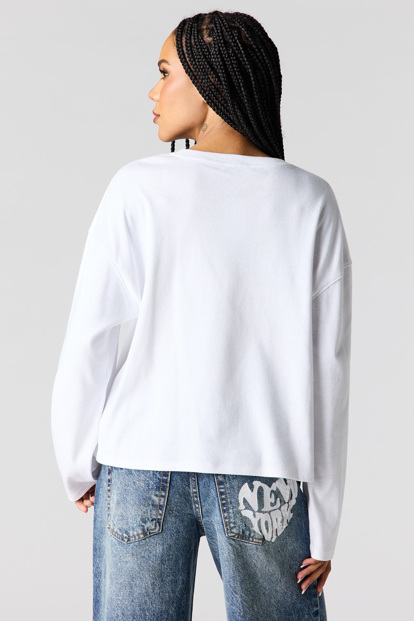 Boxy Long Sleeve Top