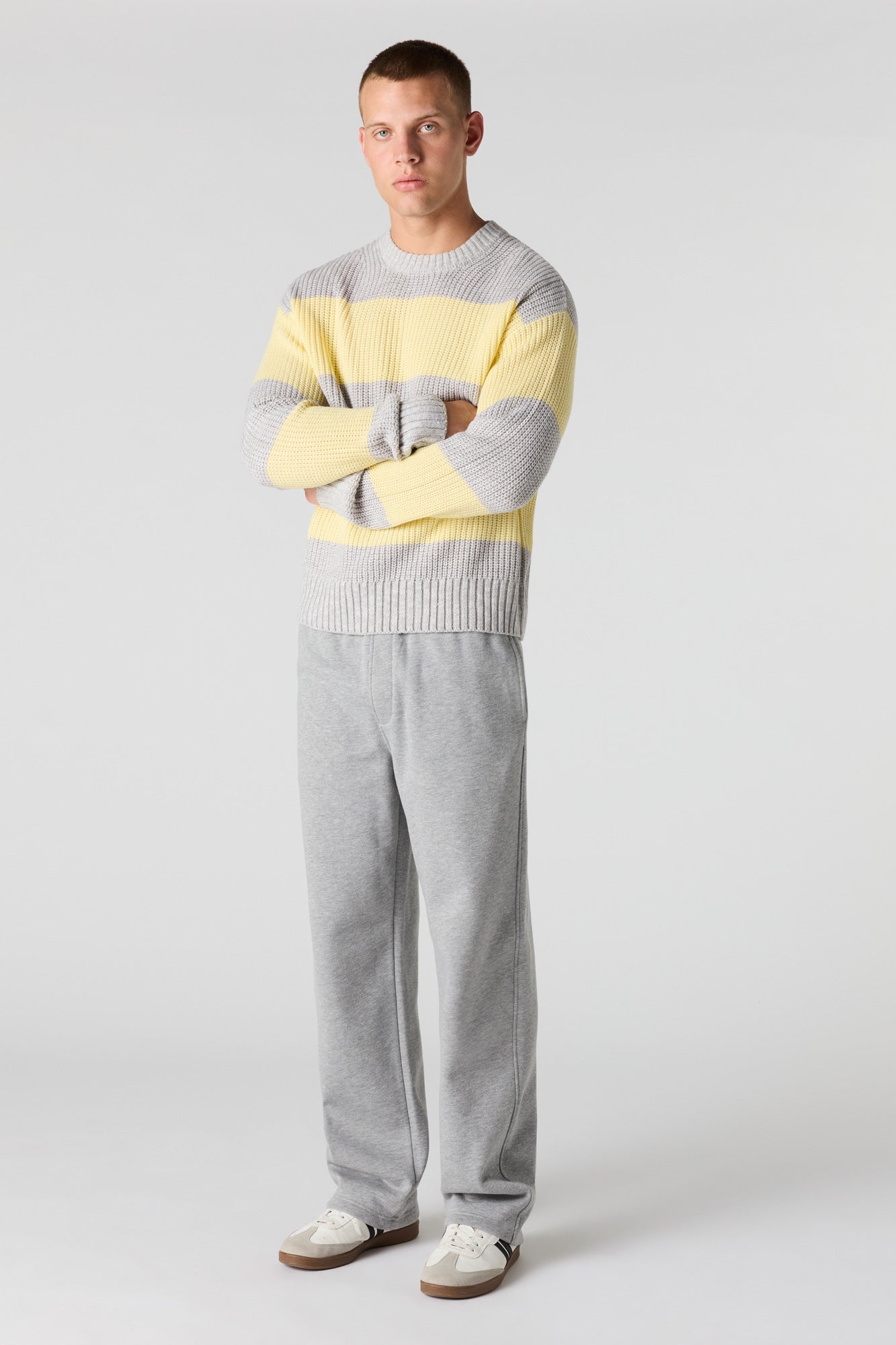Striped Knit Sweater