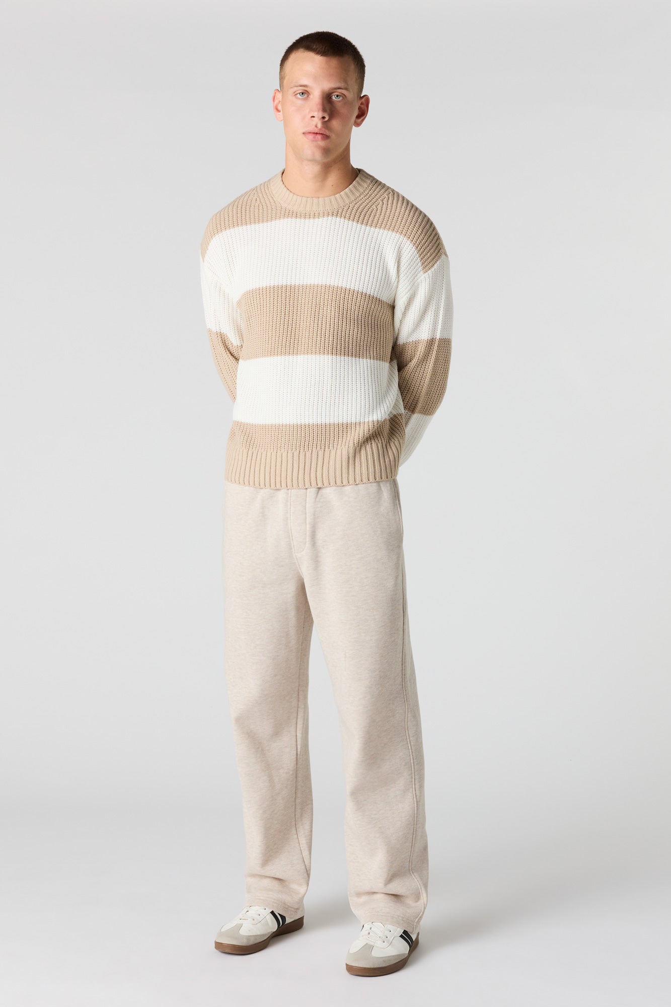 Striped Knit Sweater