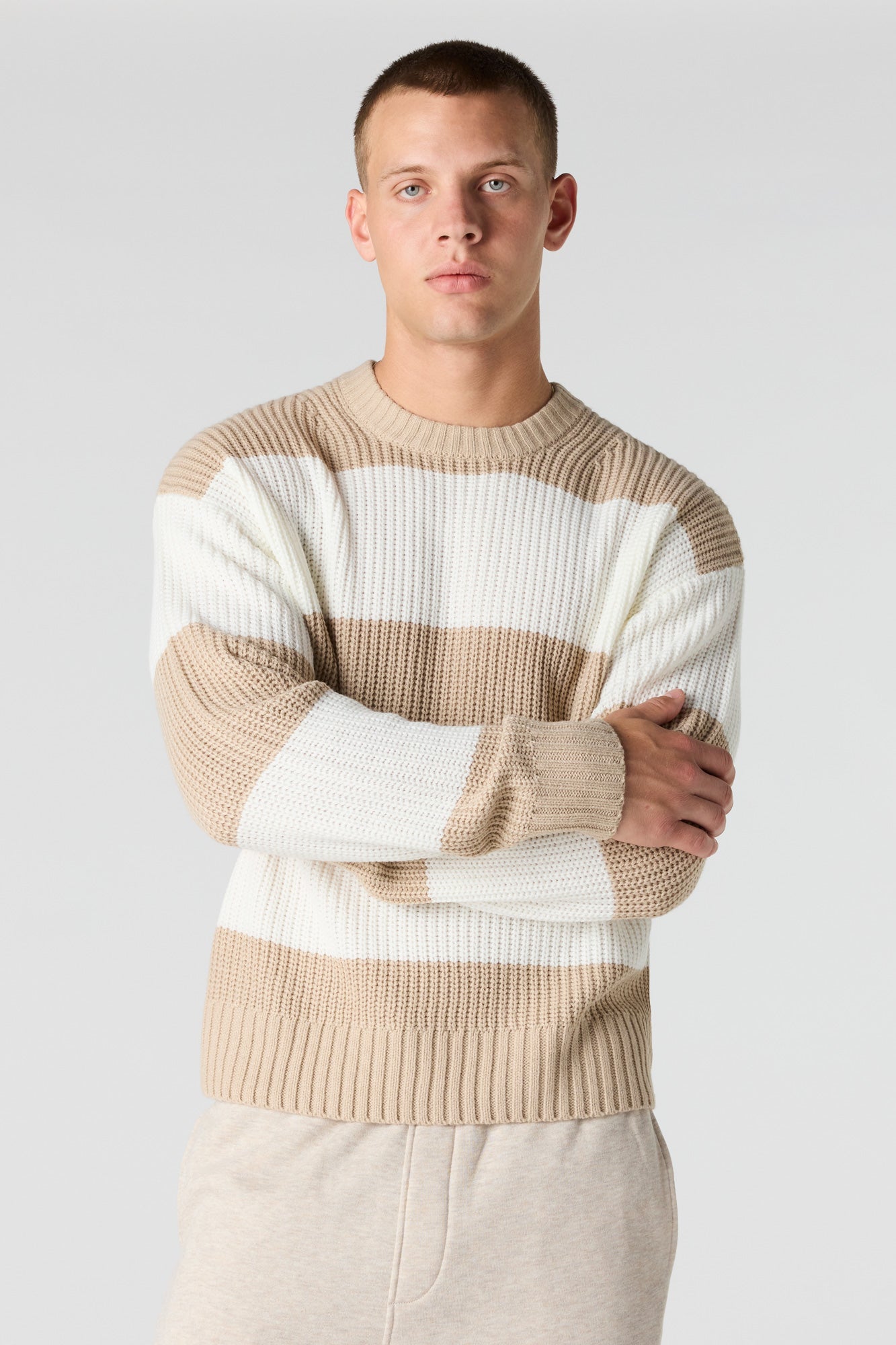Striped Knit Sweater