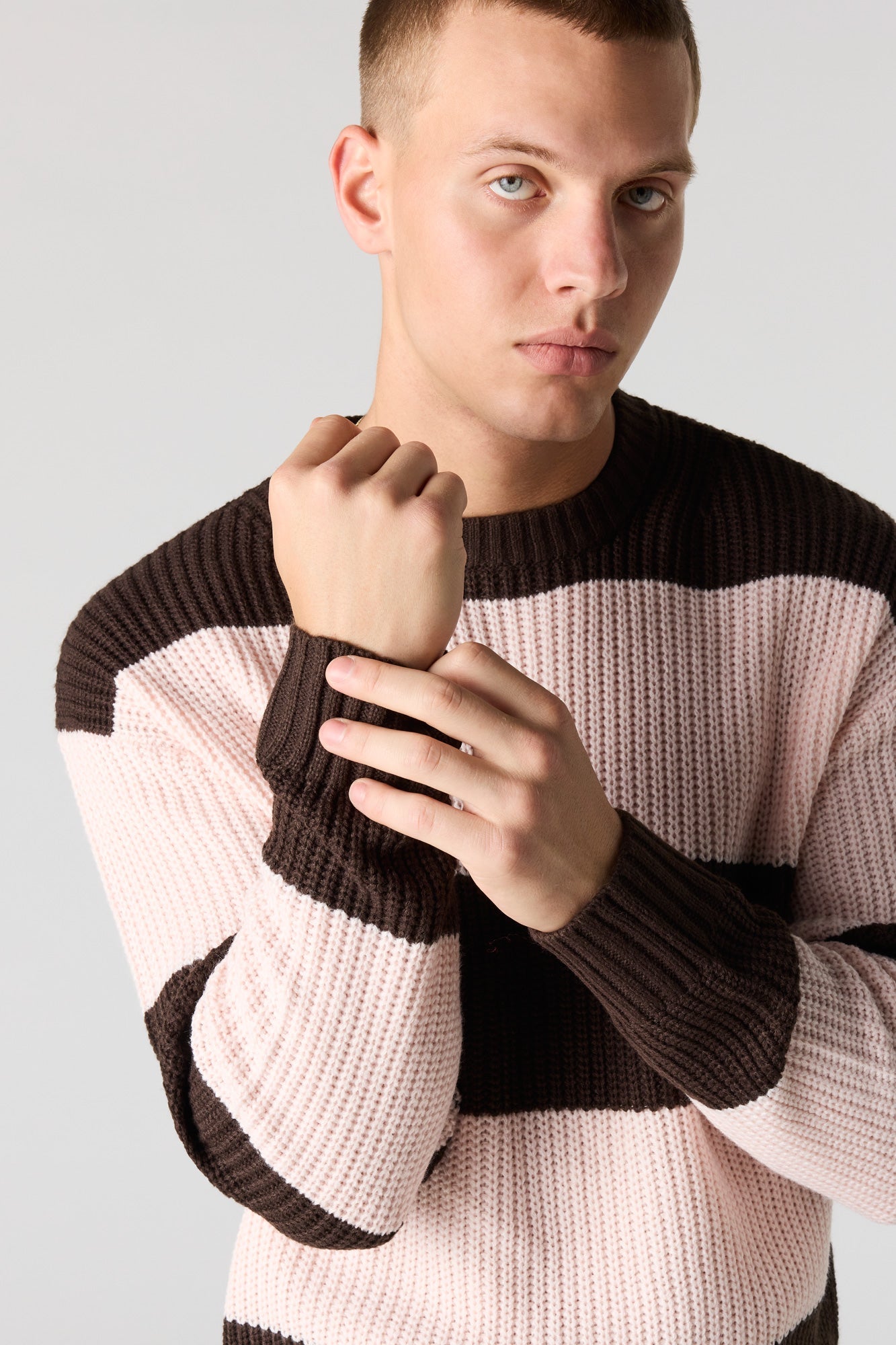 Striped Knit Sweater