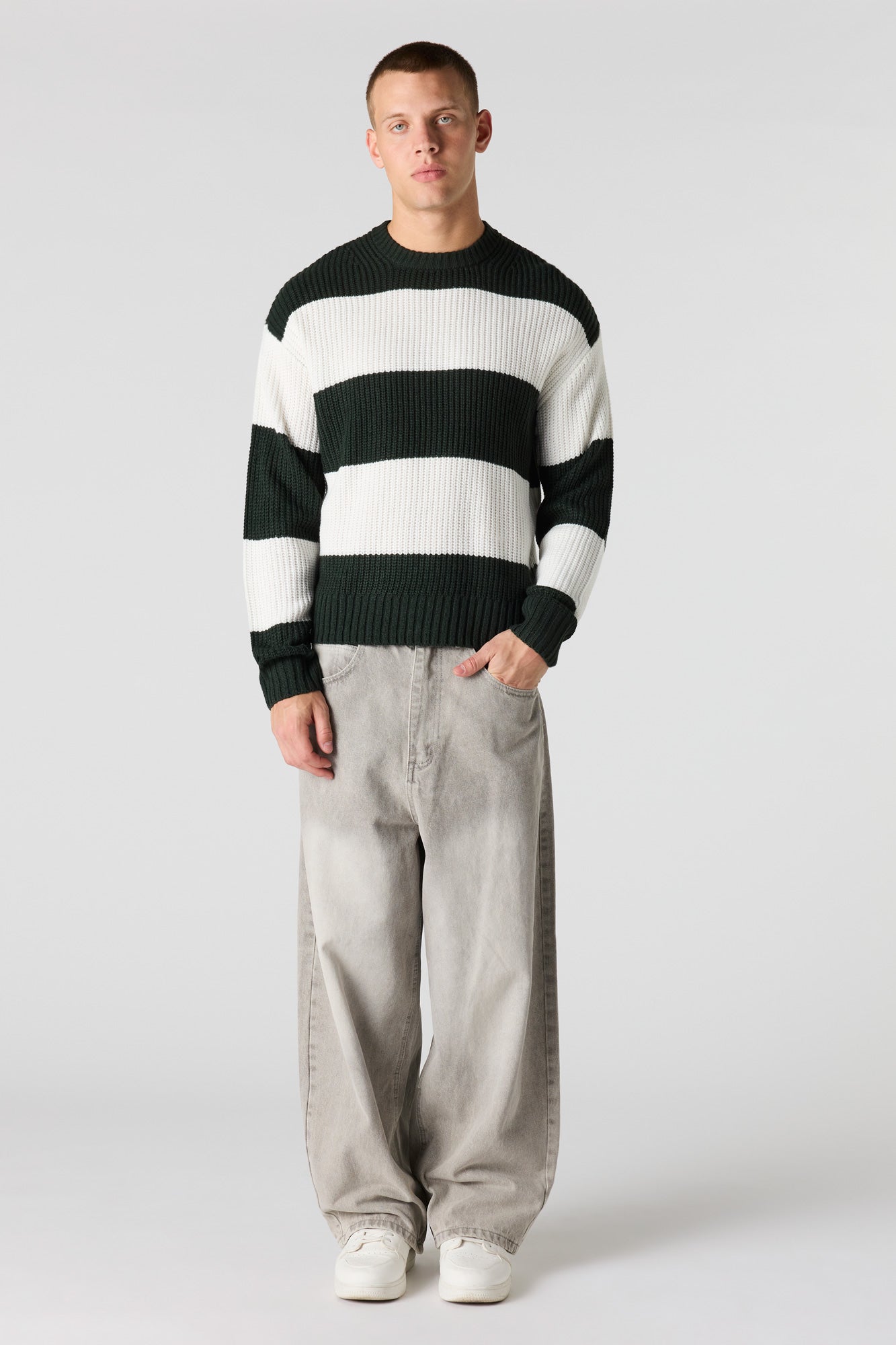 Striped Knit Sweater