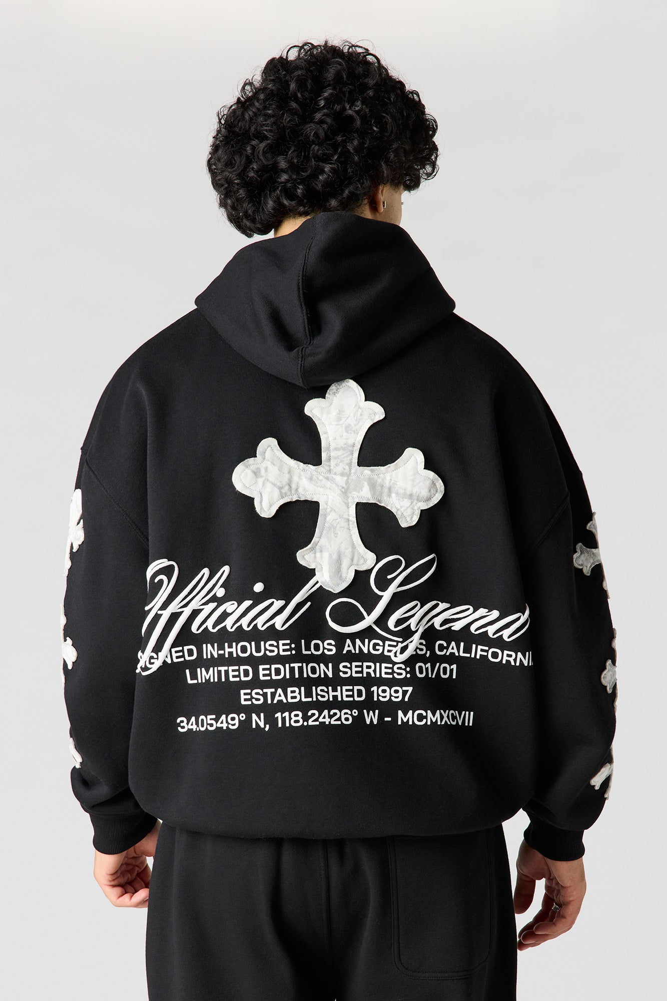 Graphic Fleece Baggy Hoodie