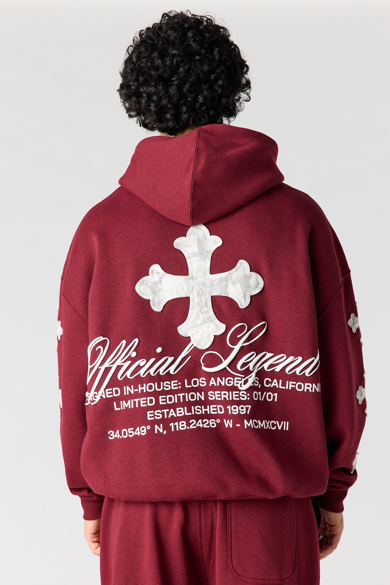 Graphic Fleece Baggy Hoodie