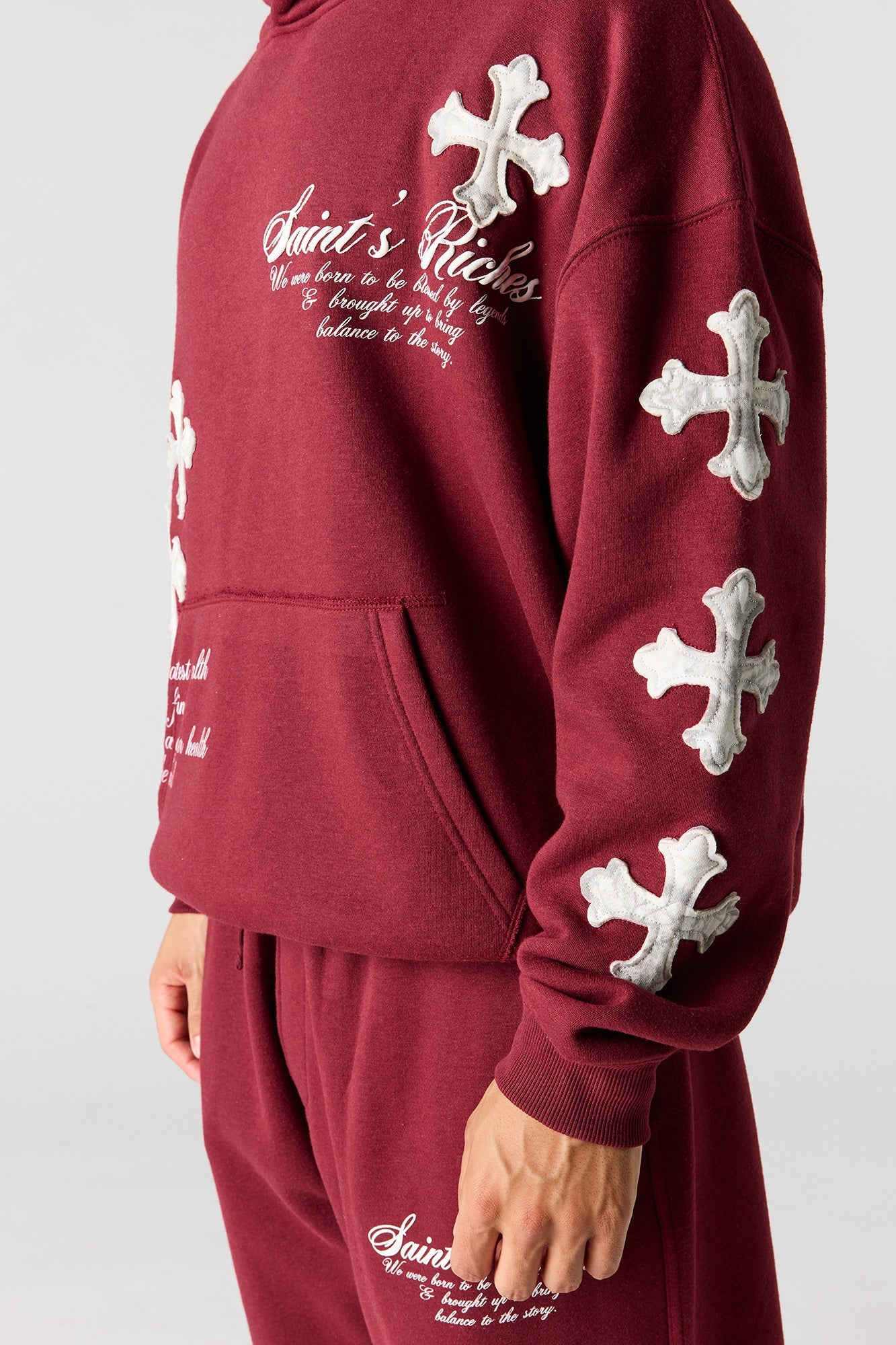 Graphic Fleece Baggy Hoodie