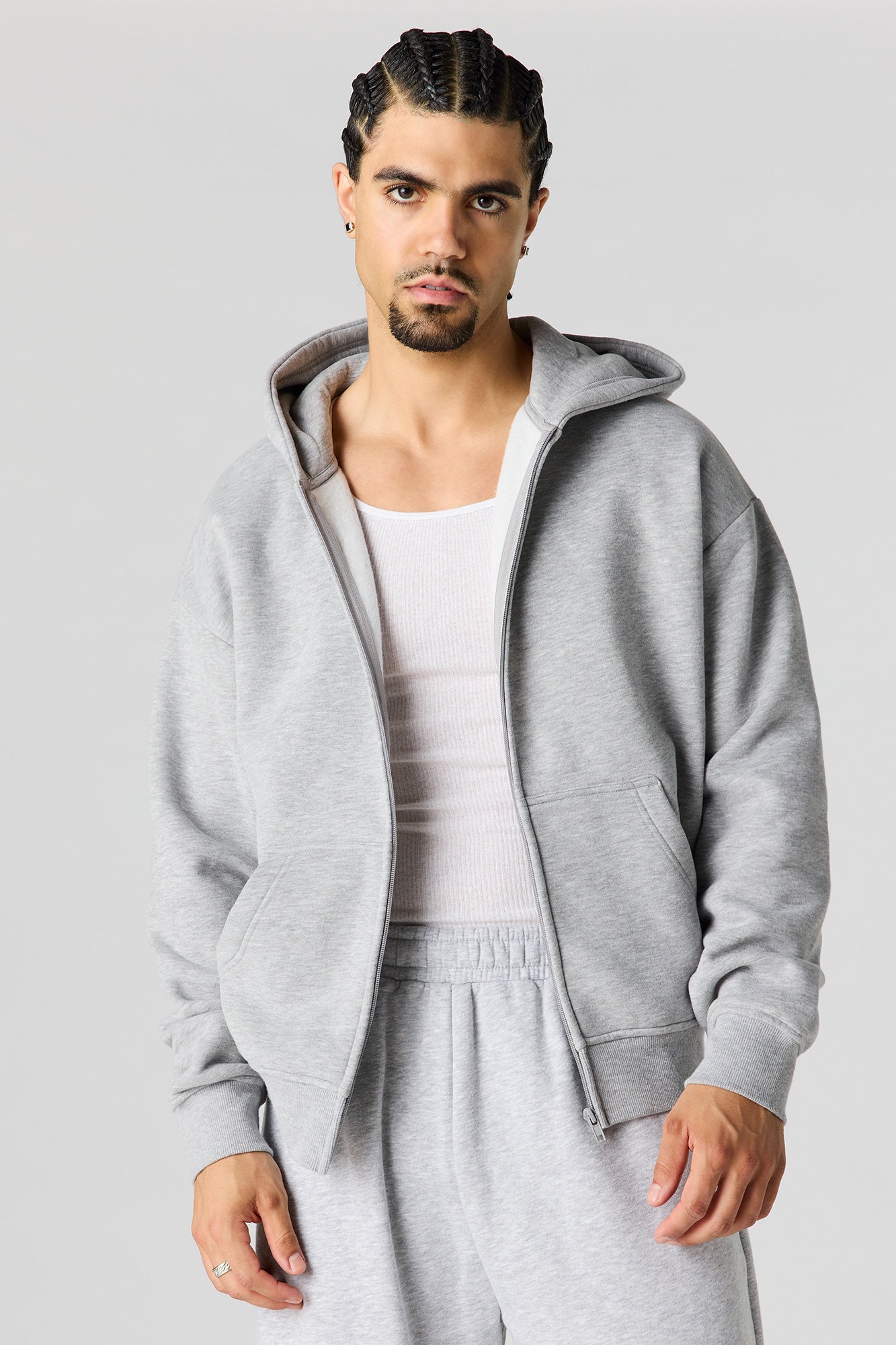 Premium Heavyweight Fleece Zip-Up Hoodie