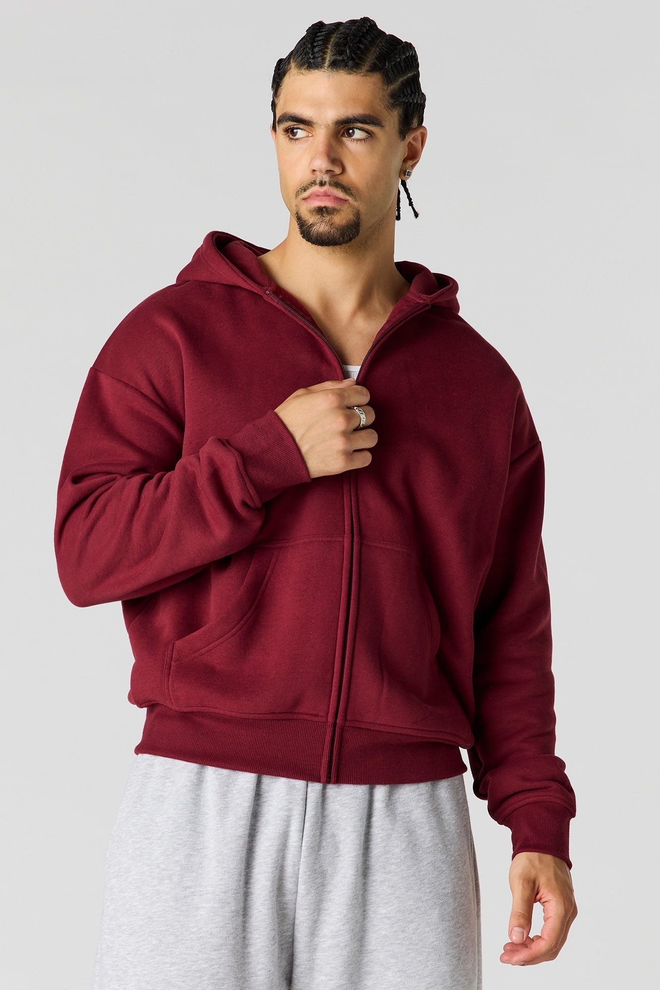 Premium Heavyweight Fleece Zip-Up Hoodie