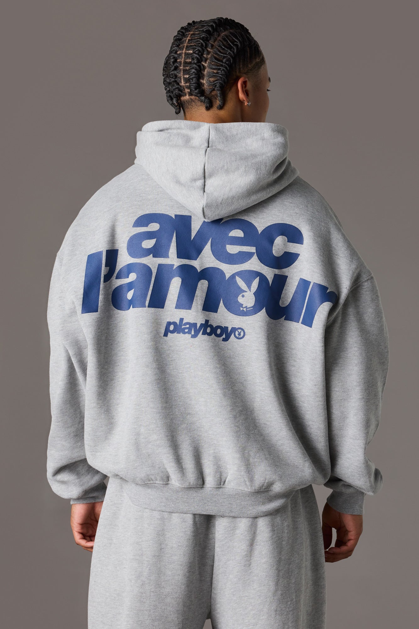 Playboy Graphic Baggy Fleece Hoodie