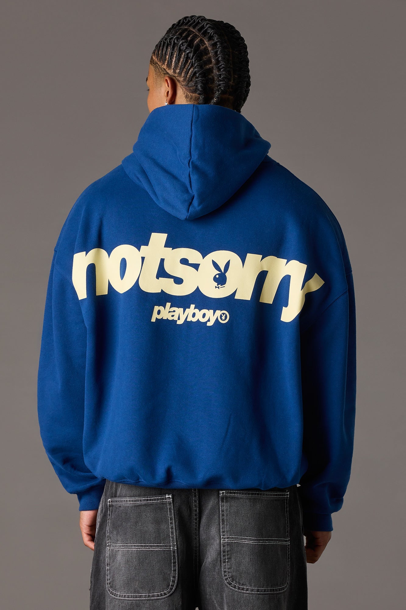 Playboy Graphic Baggy Fleece Hoodie