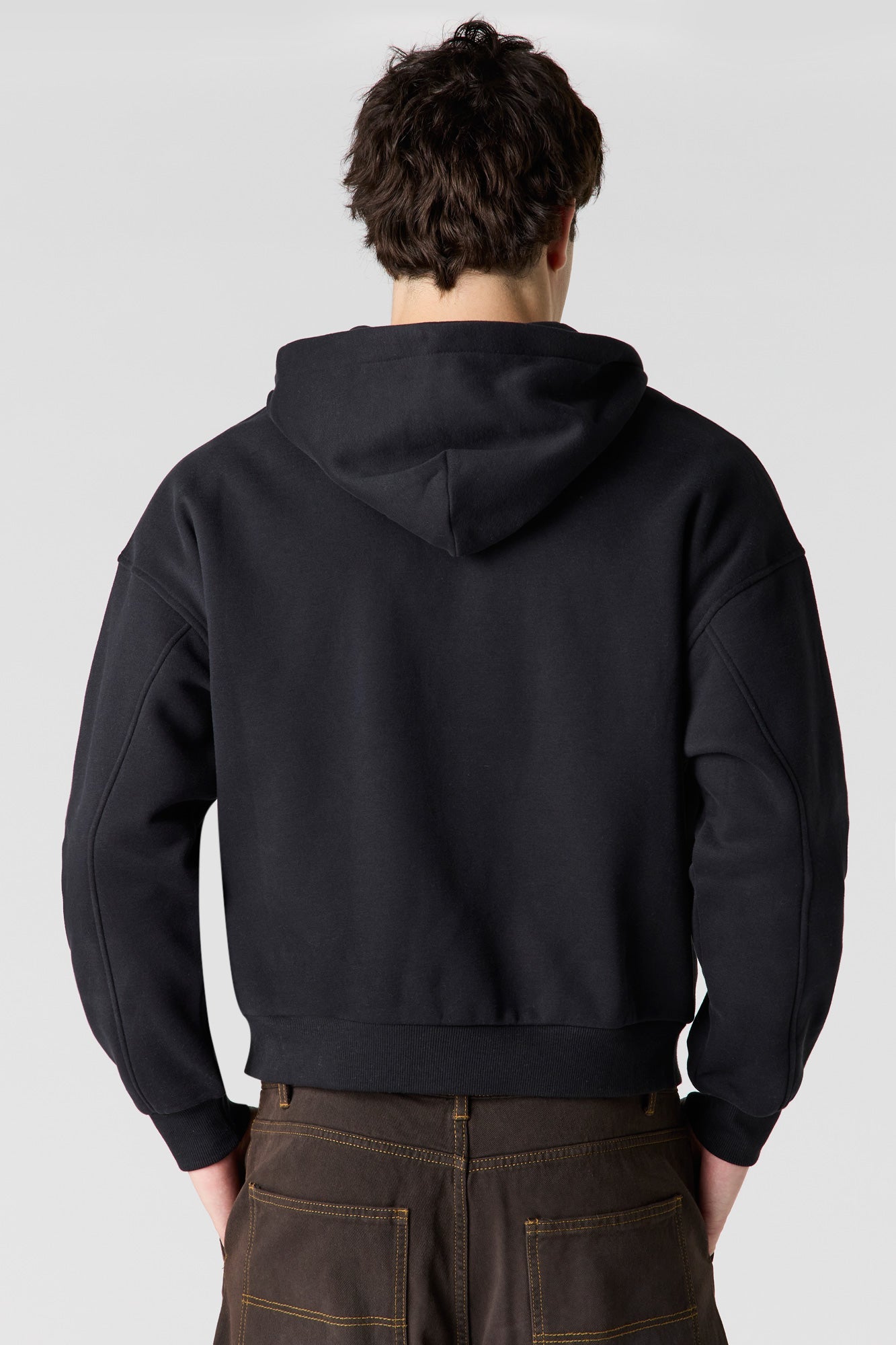 Premium Heavyweight Fleece 2-Way Zip Boxy Hoodie