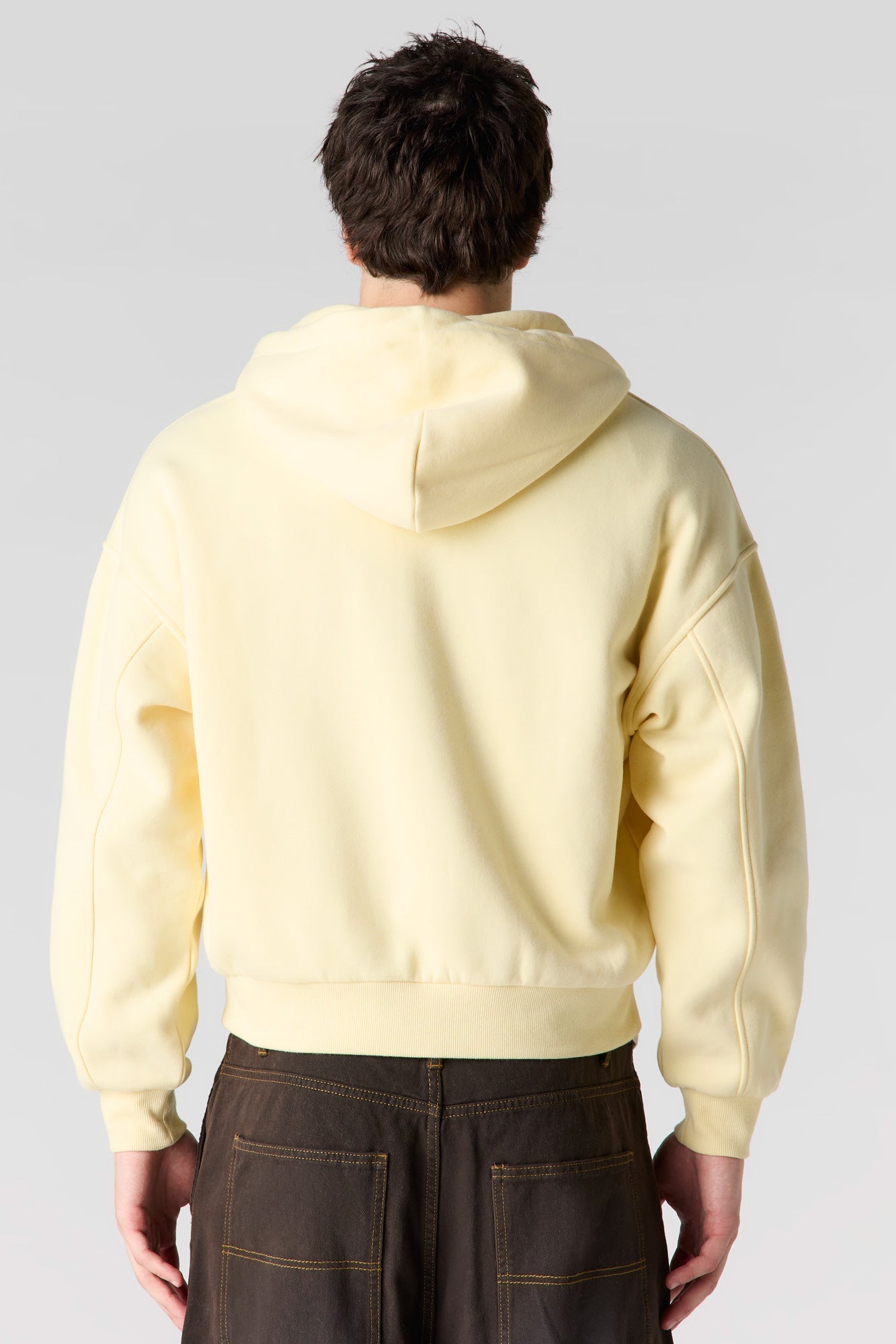 Premium Heavyweight Fleece 2-Way Zip Boxy Hoodie