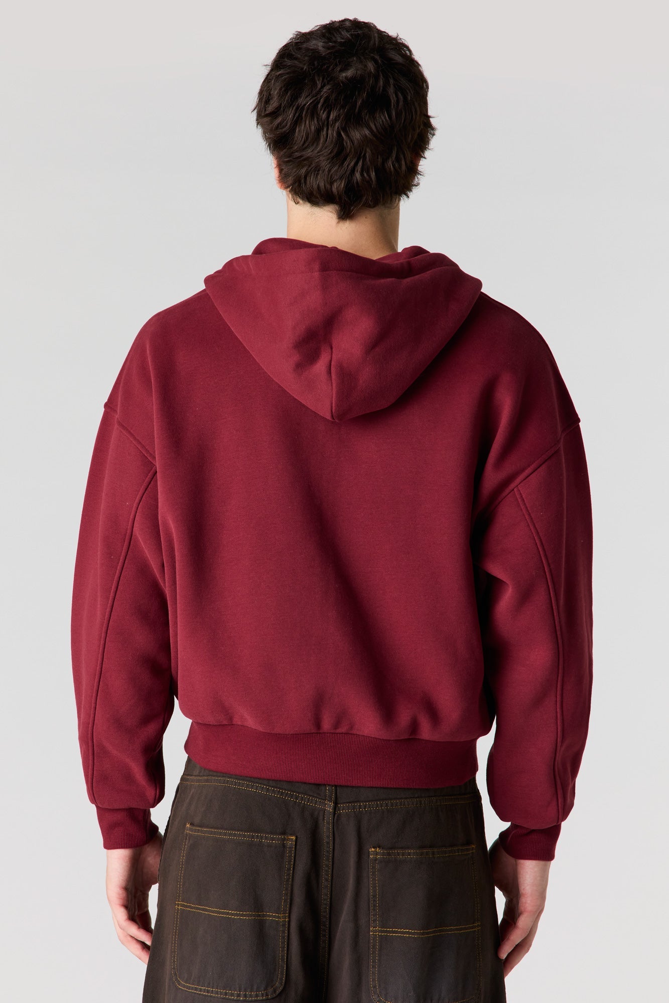 Premium Heavyweight Fleece 2-Way Zip Boxy Hoodie