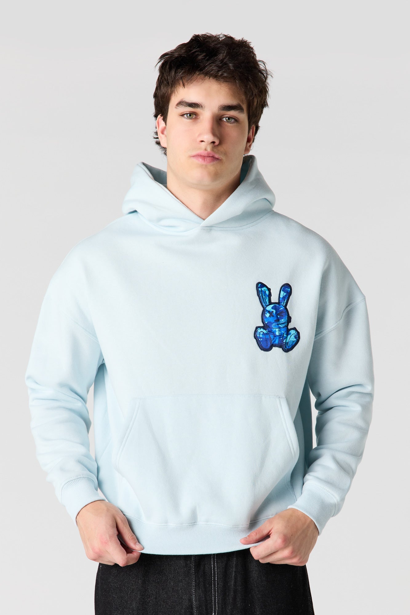 Graphic Fleece Boxy Hoodie