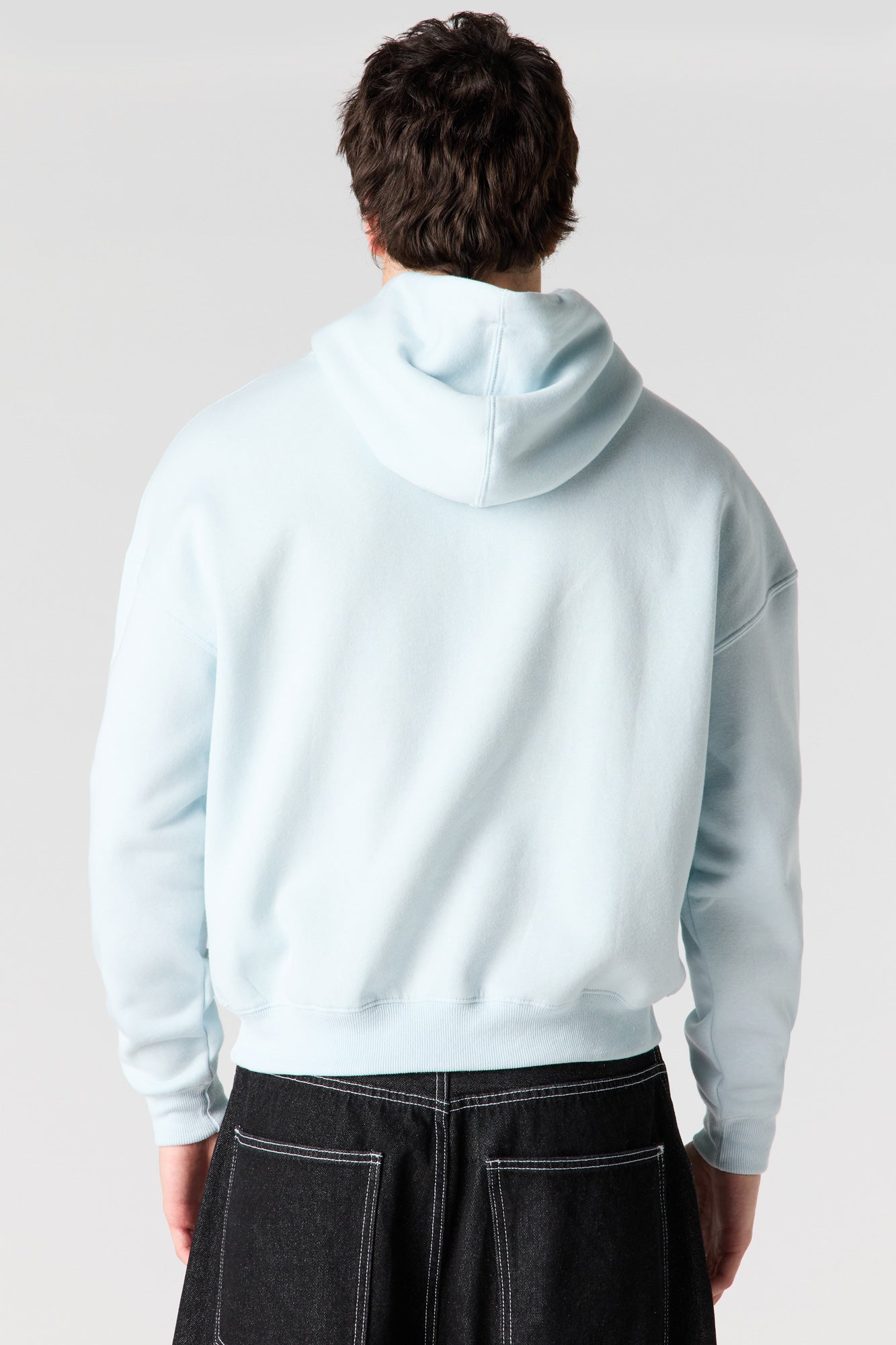 Graphic Fleece Boxy Hoodie