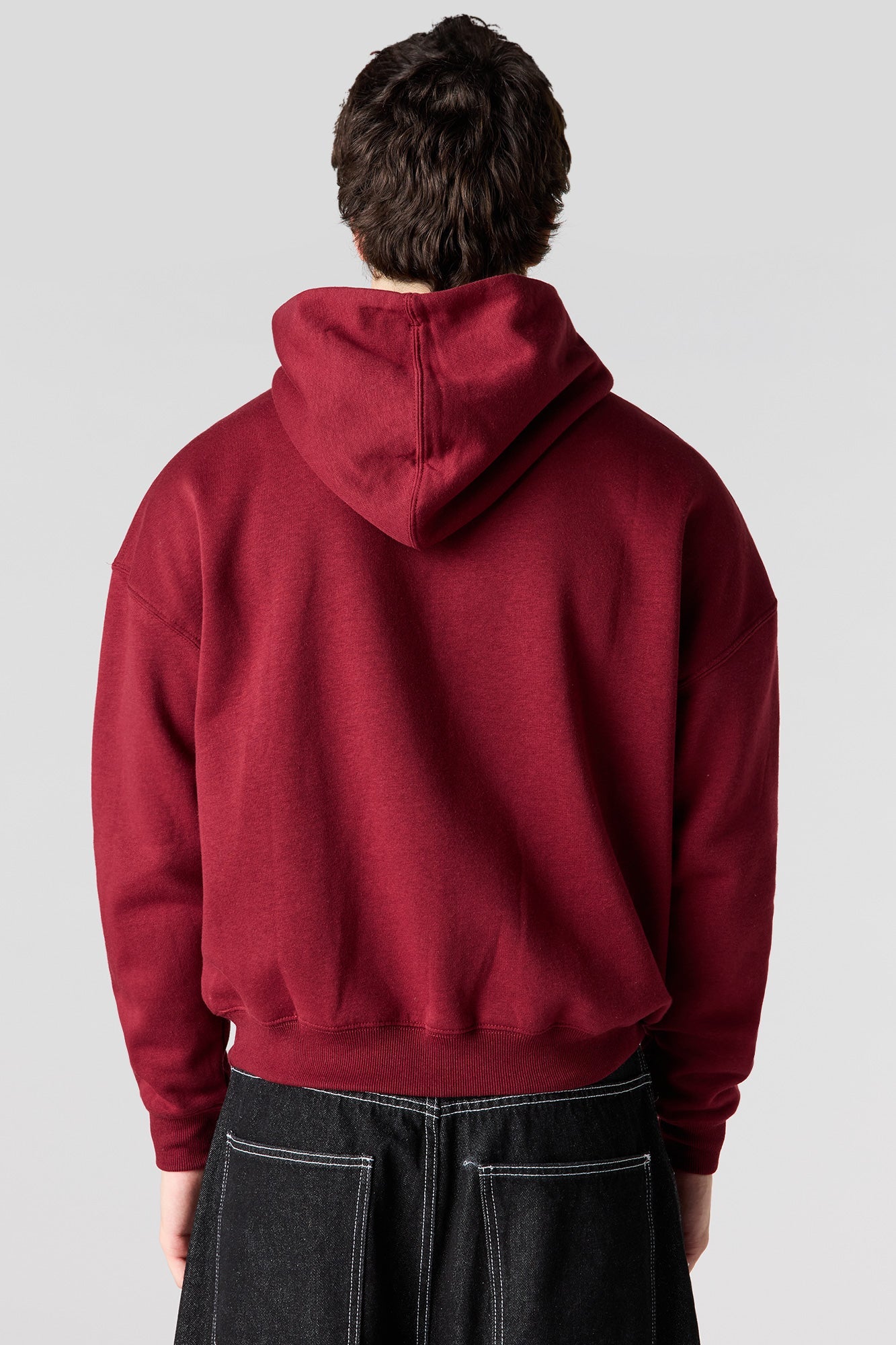 Graphic Fleece Boxy Hoodie