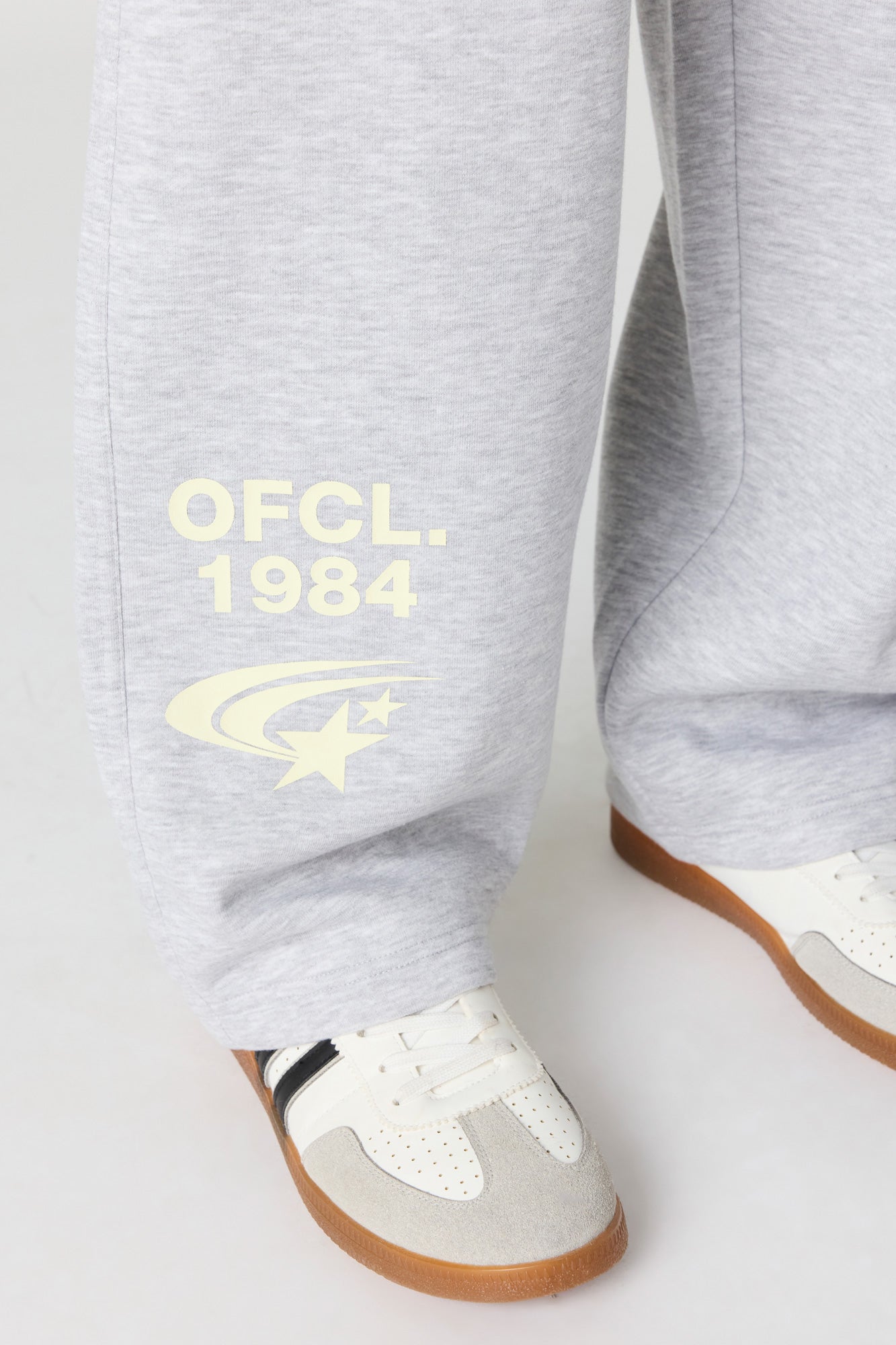 Graphic Baggy Fleece Sweatpant