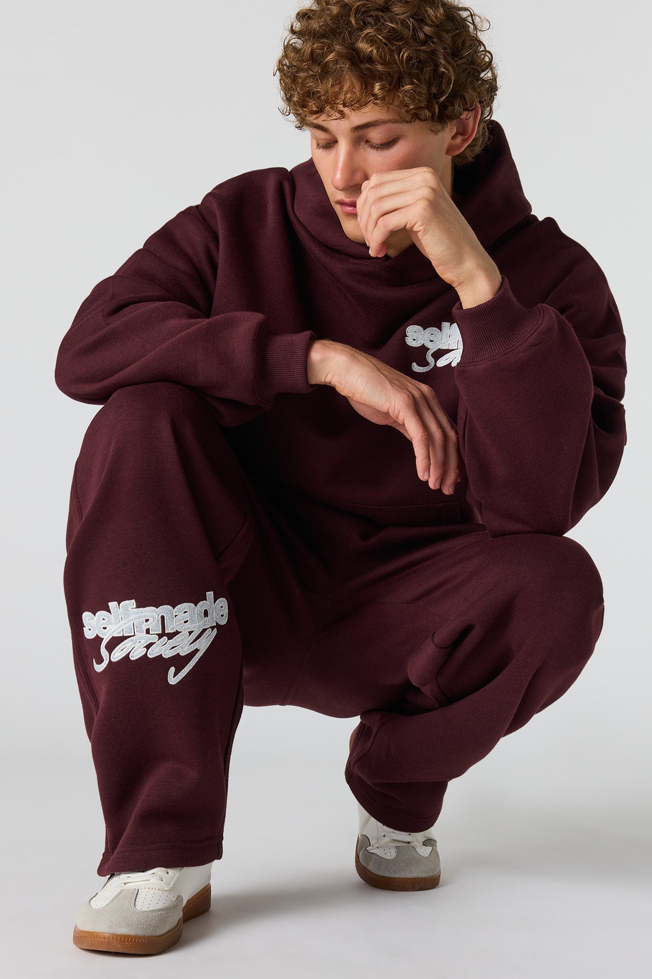 Graphic Baggy Fleece Sweatpant