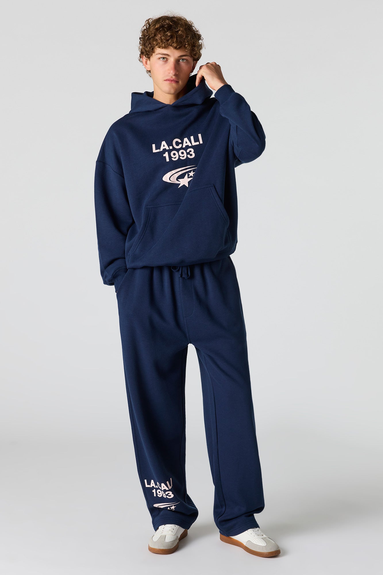 Graphic Baggy Fleece Sweatpant