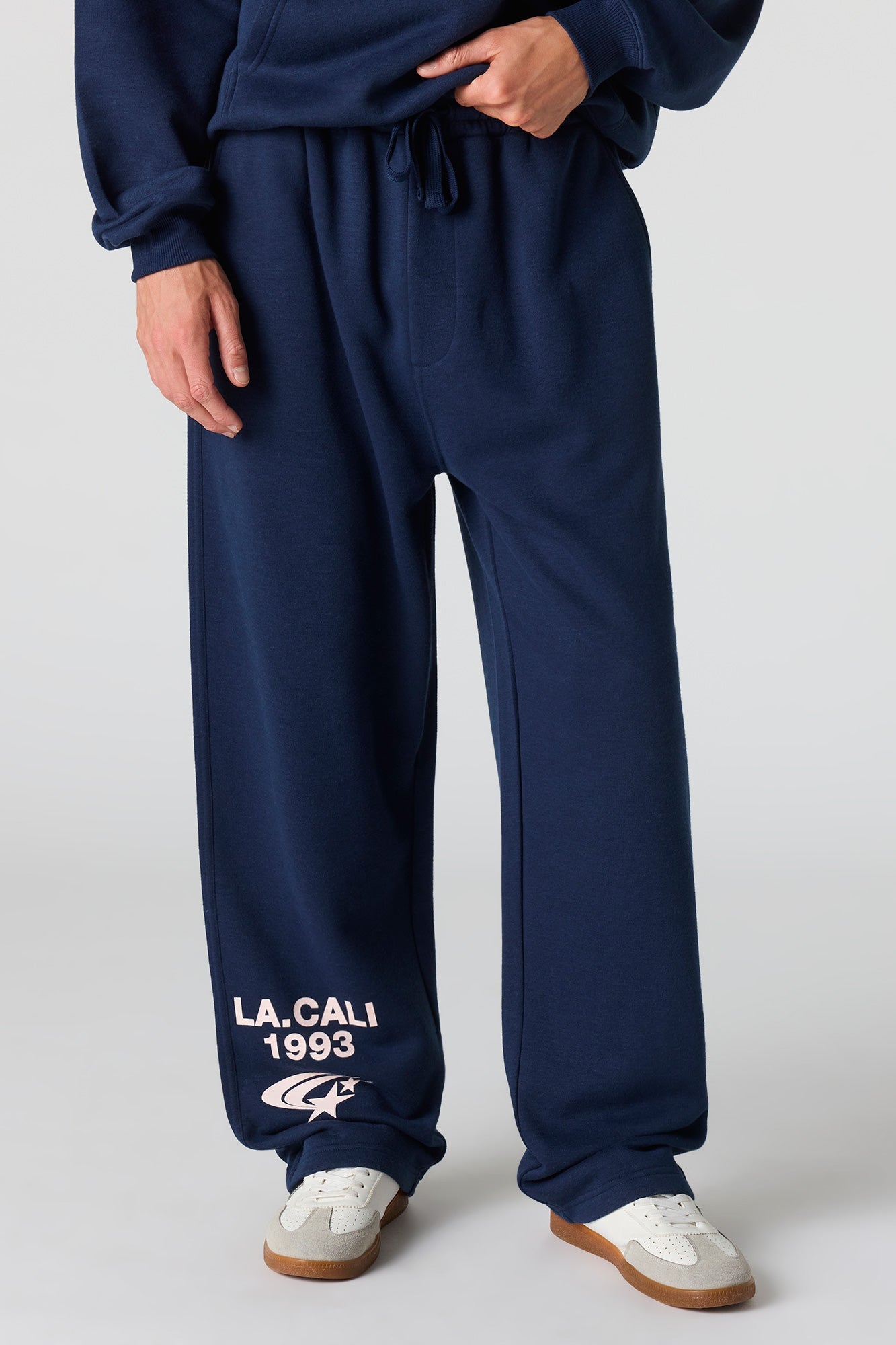 Graphic Baggy Fleece Sweatpant