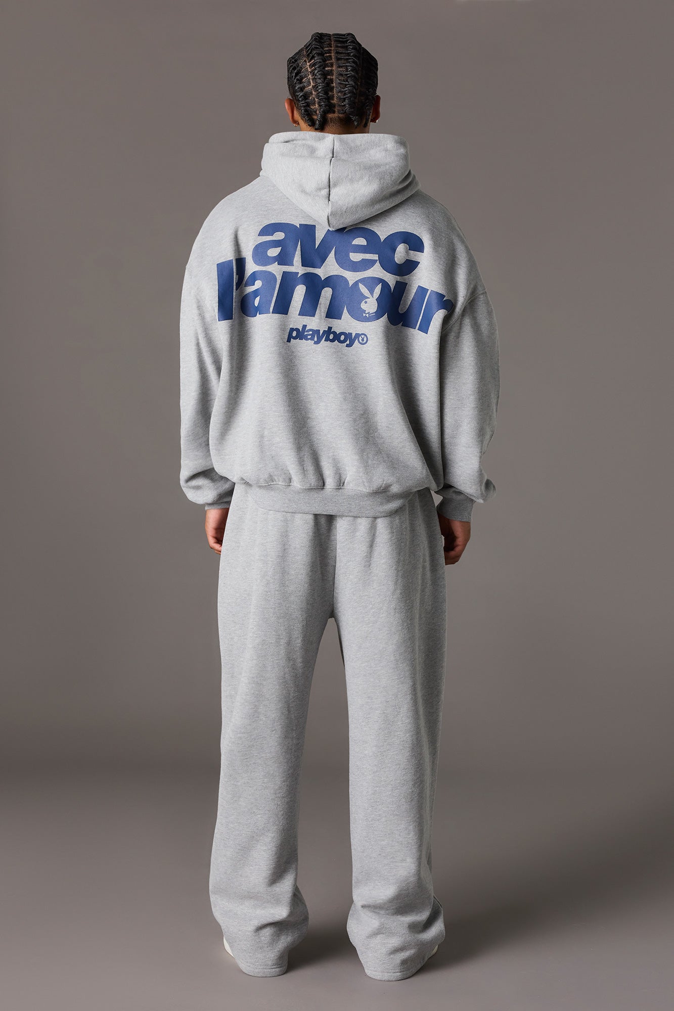 Playboy Graphic Wide Leg Fleece Sweatpant