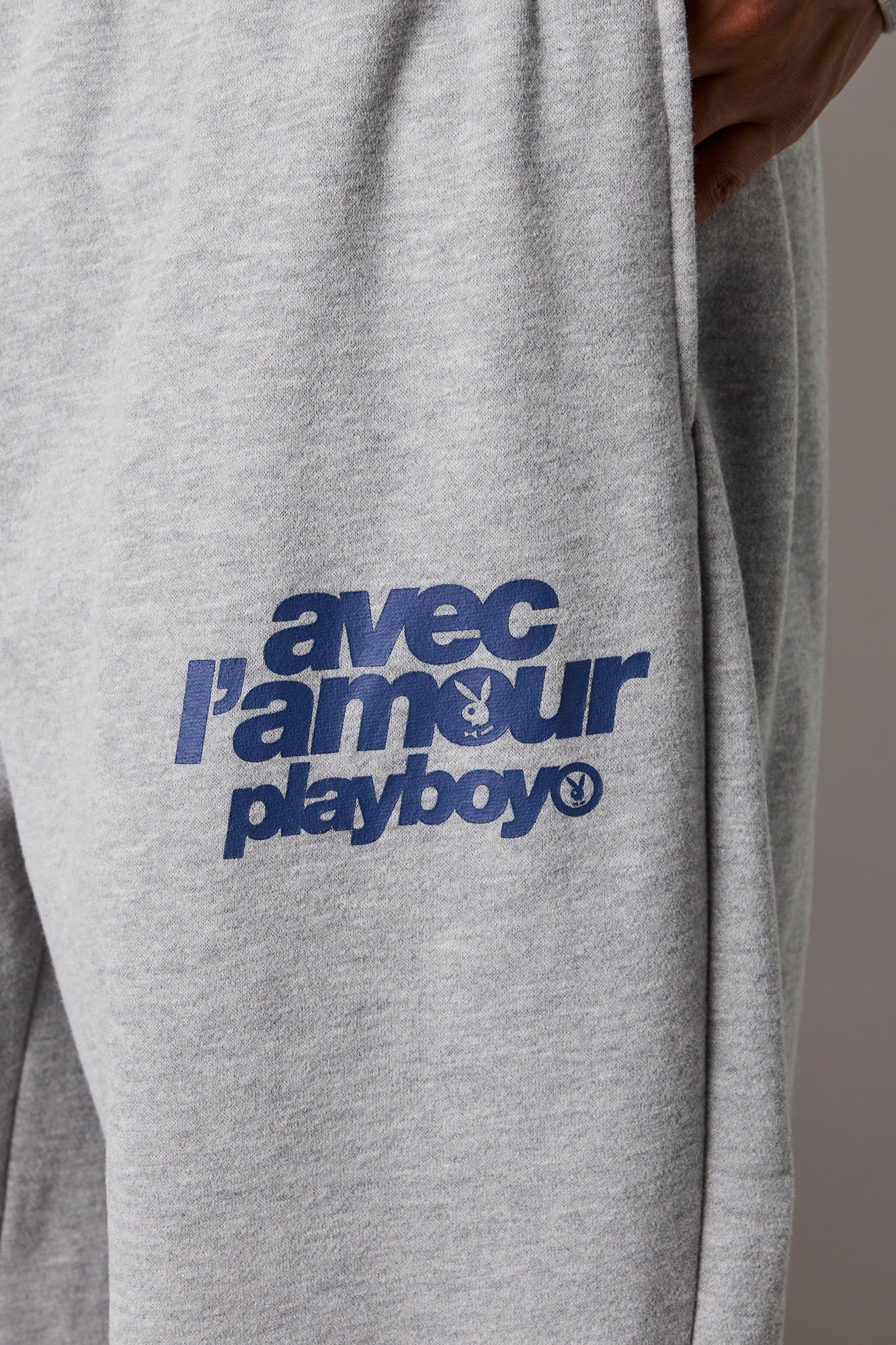 Playboy Graphic Wide Leg Fleece Sweatpant