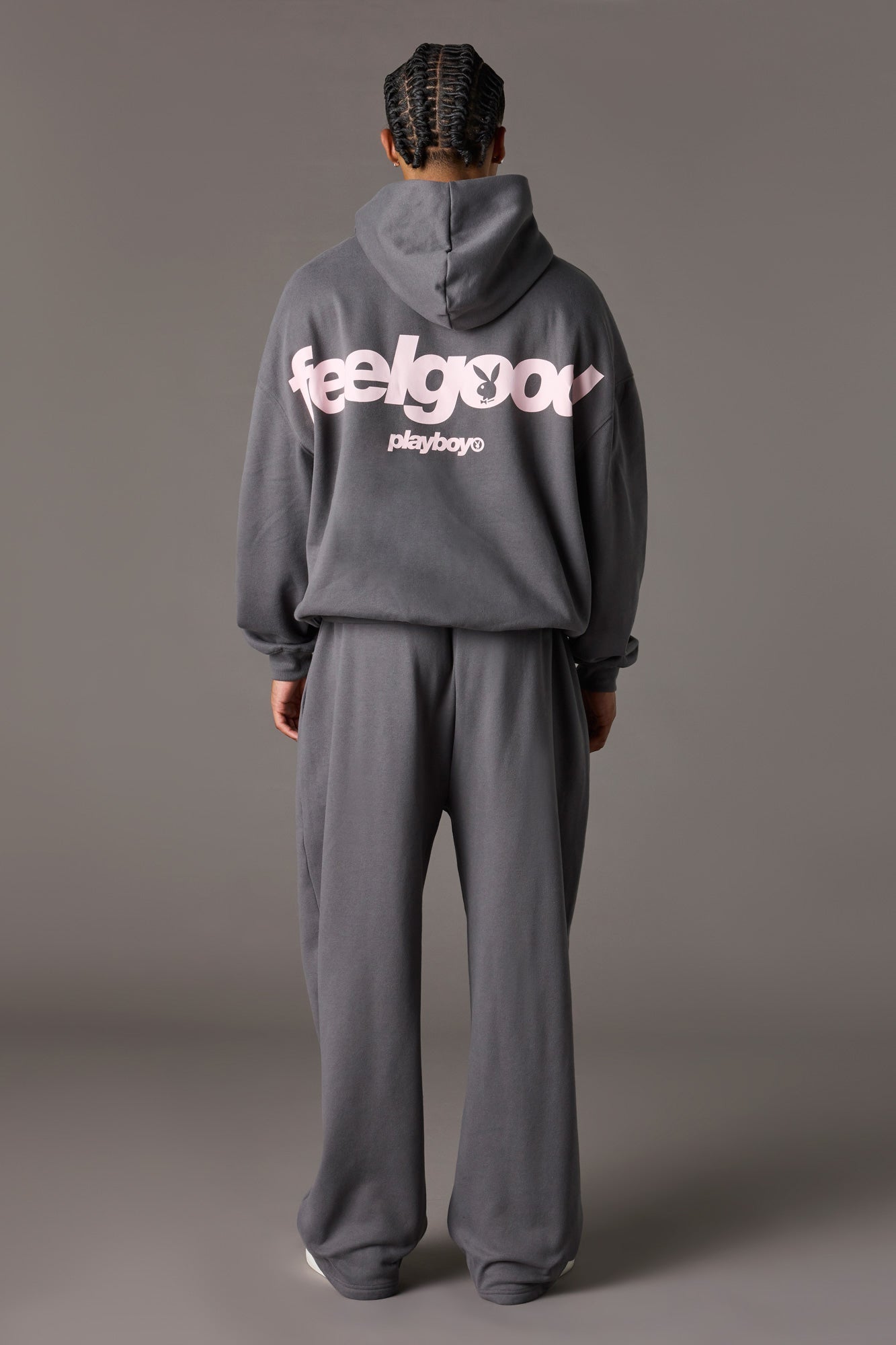 Playboy Graphic Wide Leg Fleece Sweatpant