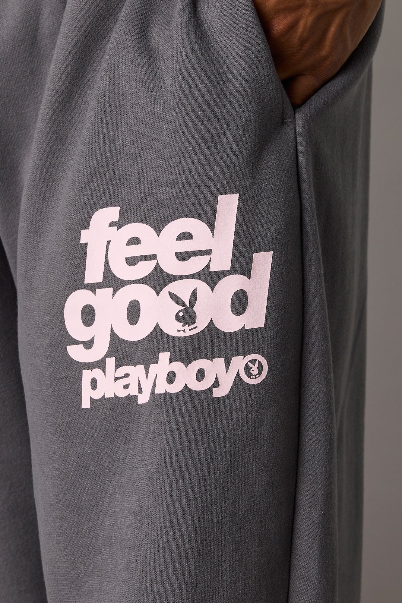 Playboy Graphic Wide Leg Fleece Sweatpant