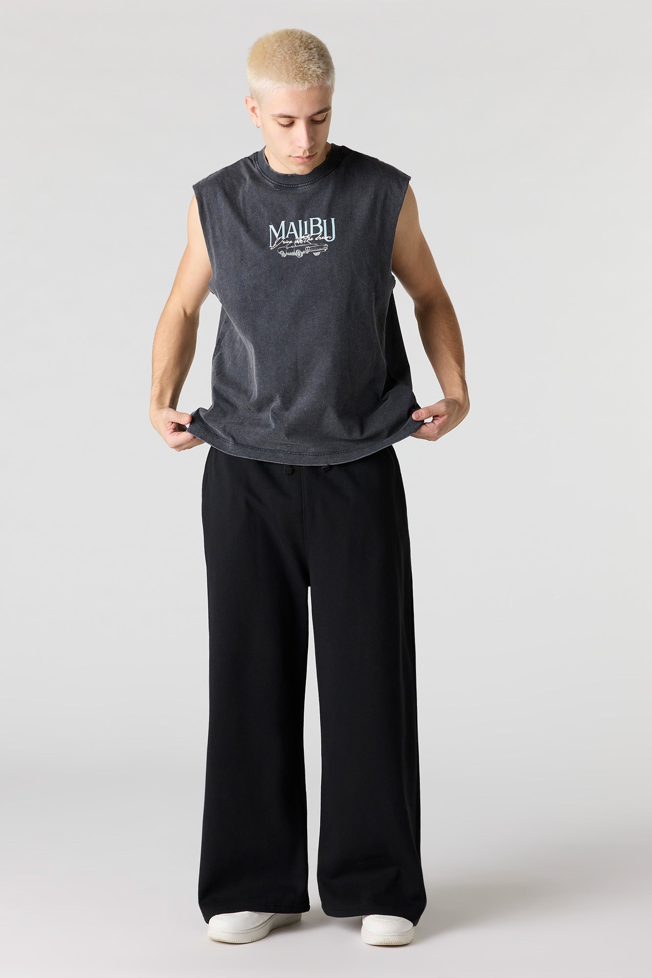 Fleece Ultra Wide Leg Sweatpant