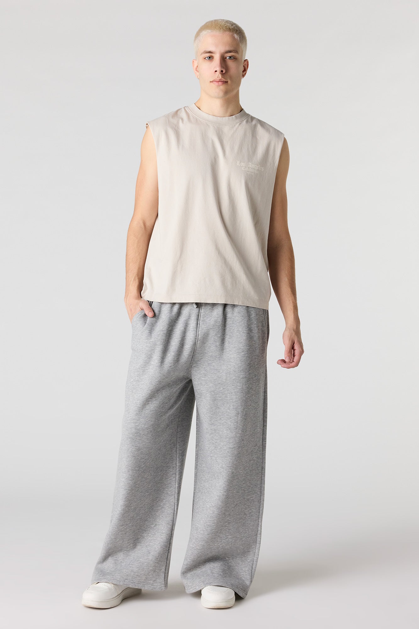 Fleece Ultra Wide Leg Sweatpant