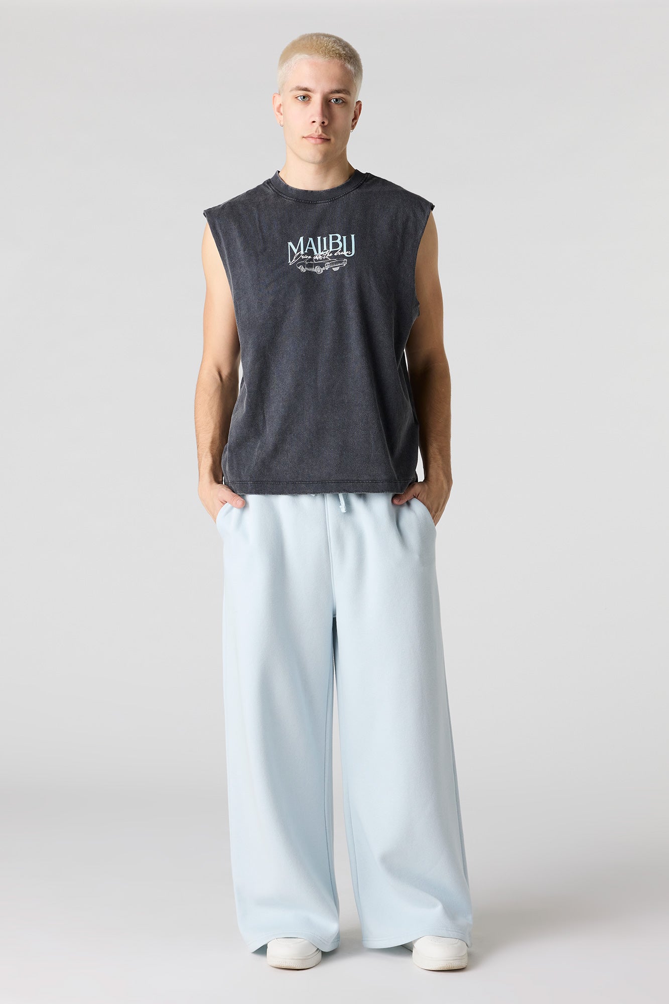 Fleece Ultra Wide Leg Sweatpant