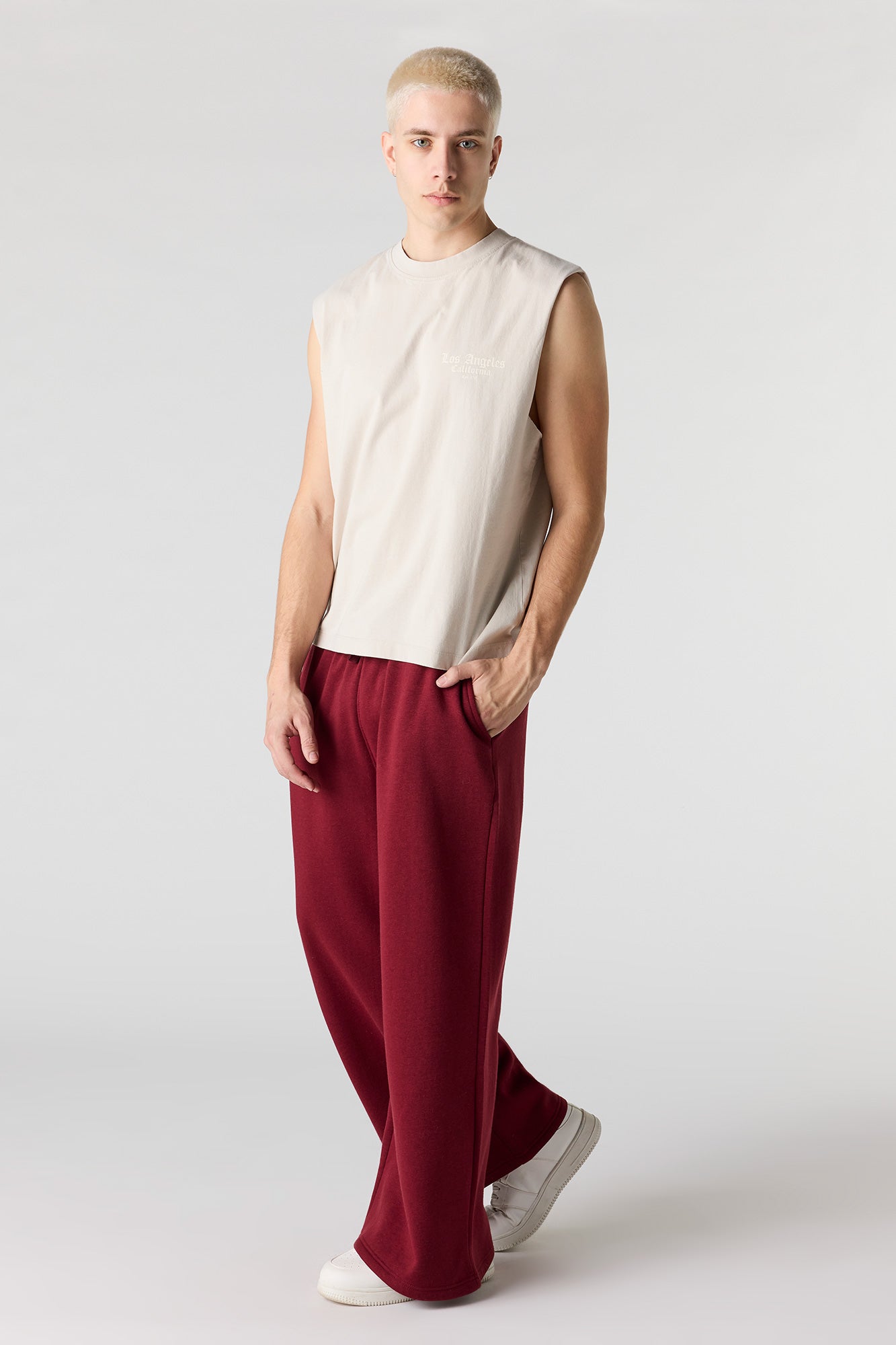 Fleece Ultra Wide Leg Sweatpant