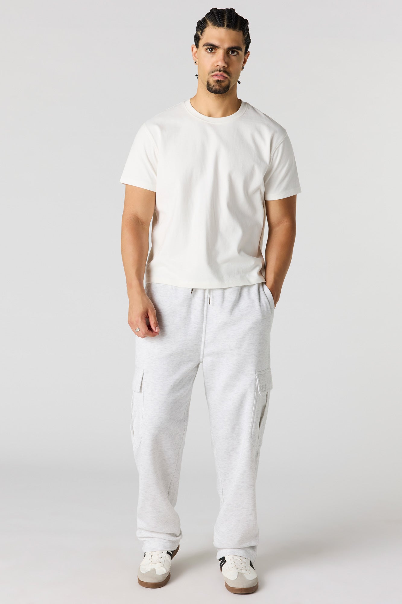 Fleece Baggy Cargo Sweatpant