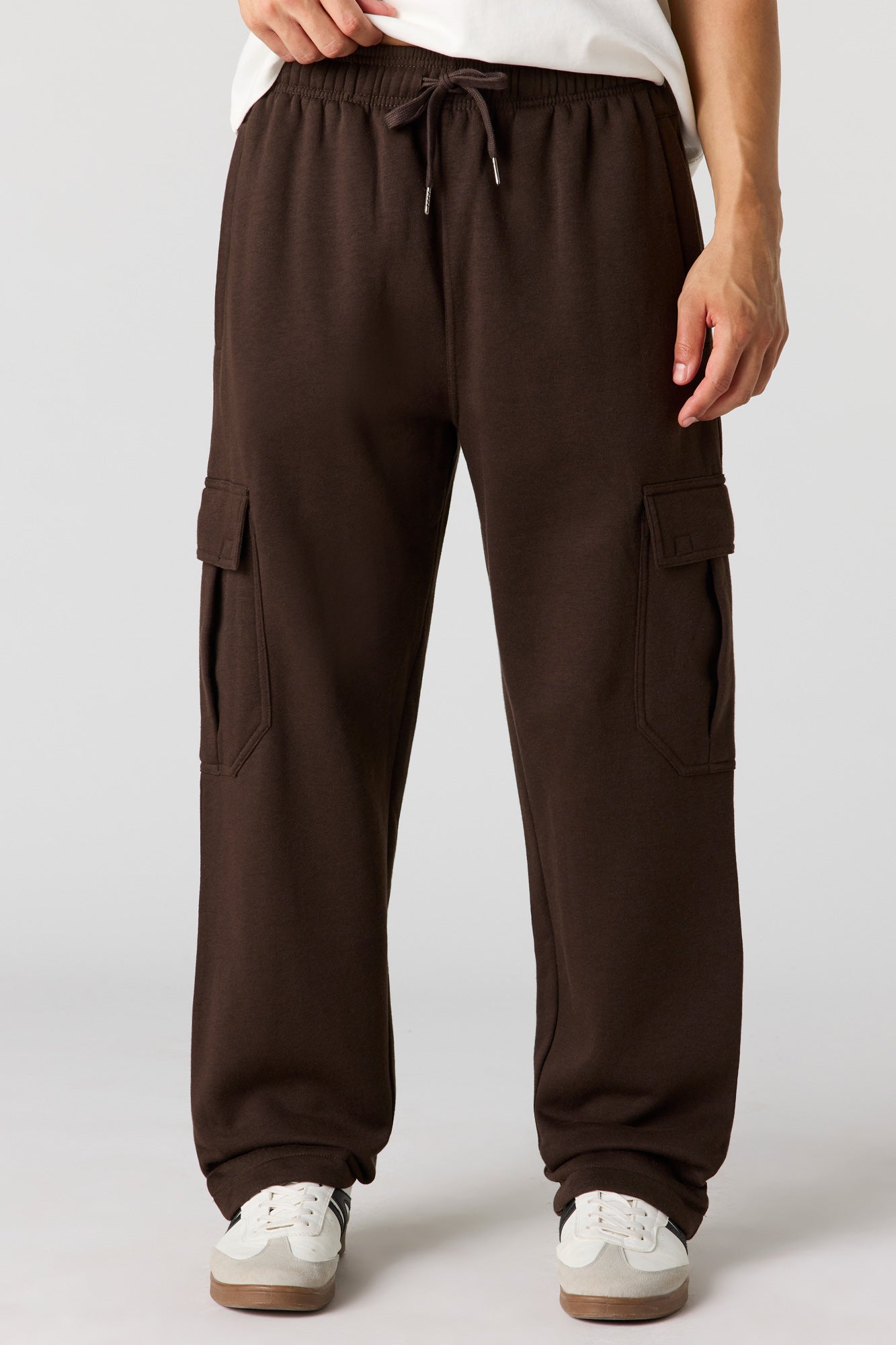 Fleece Baggy Cargo Sweatpant