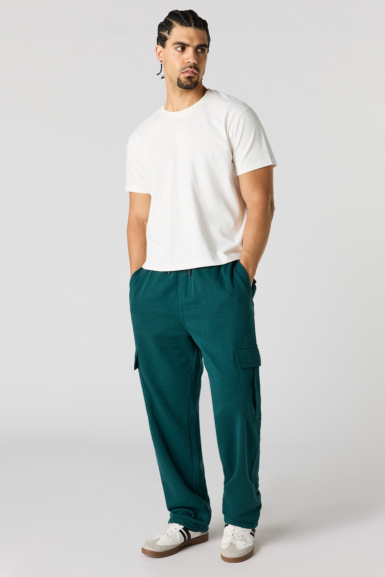 Fleece Baggy Cargo Sweatpant